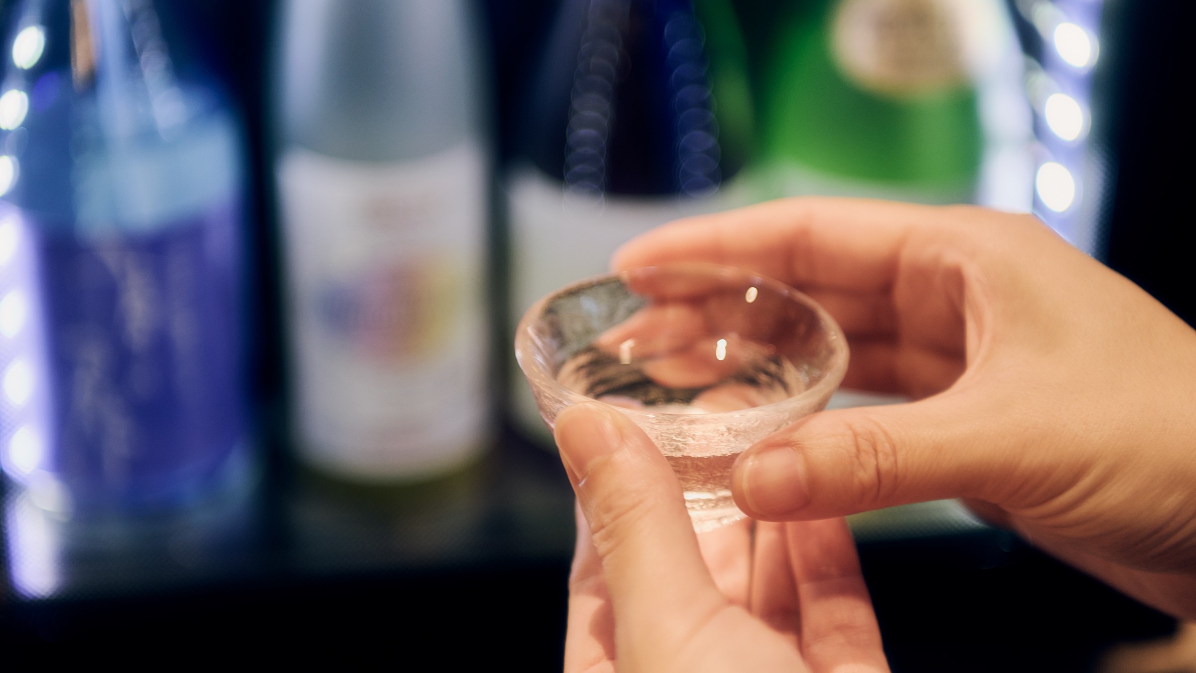 ＜湯上りラウンジ＞地酒飲み比べ