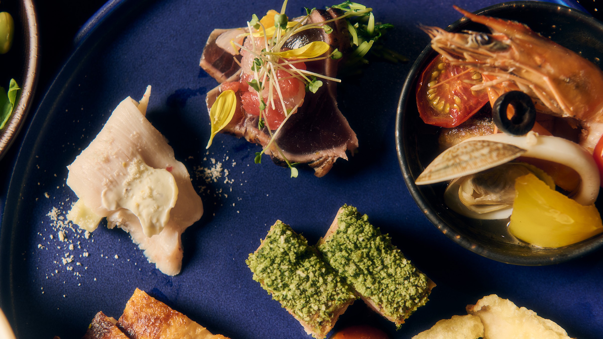 ＜夕食＞バイキング　盛り付け一例