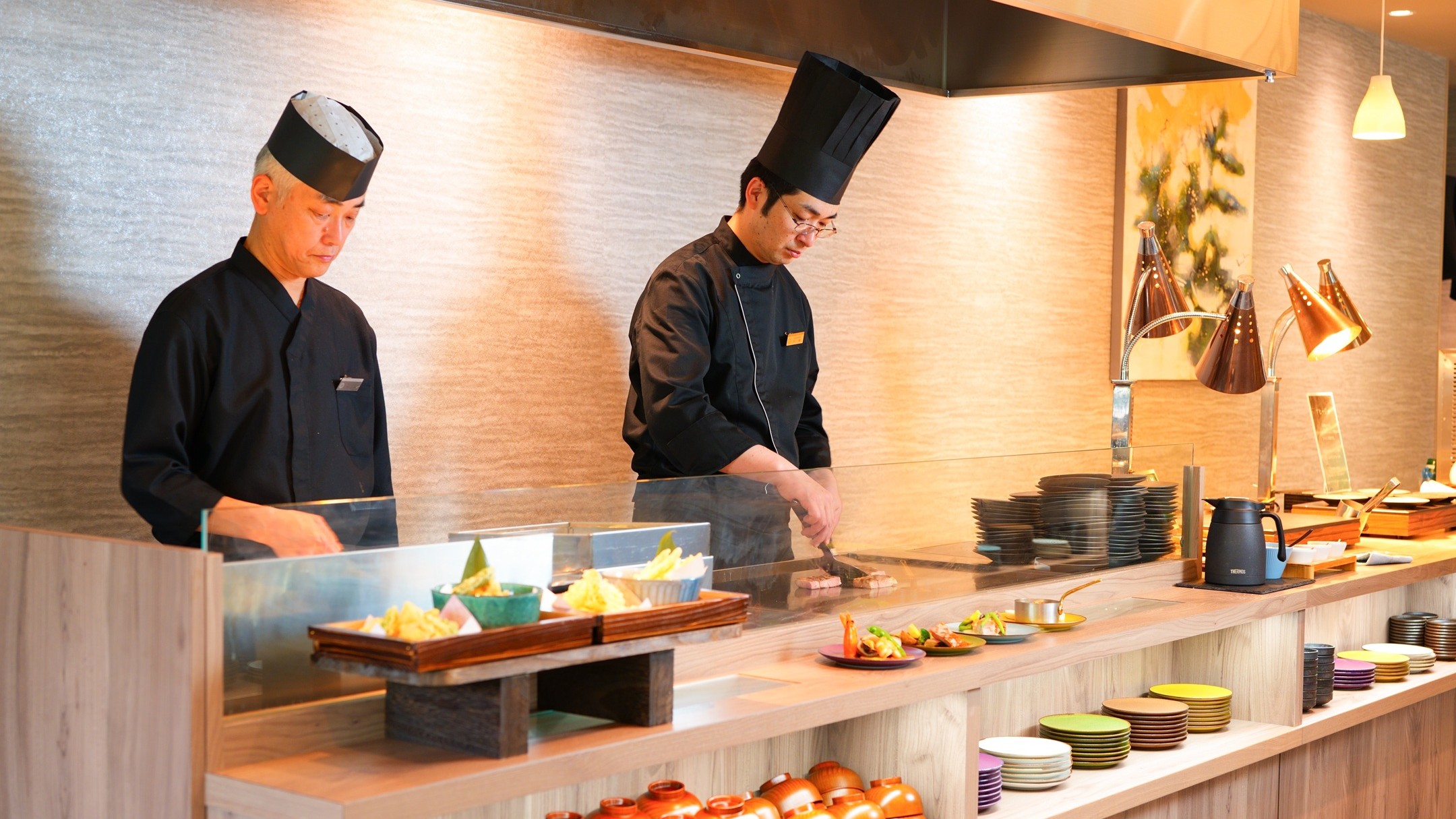 ＜レストラン＞実演コーナー