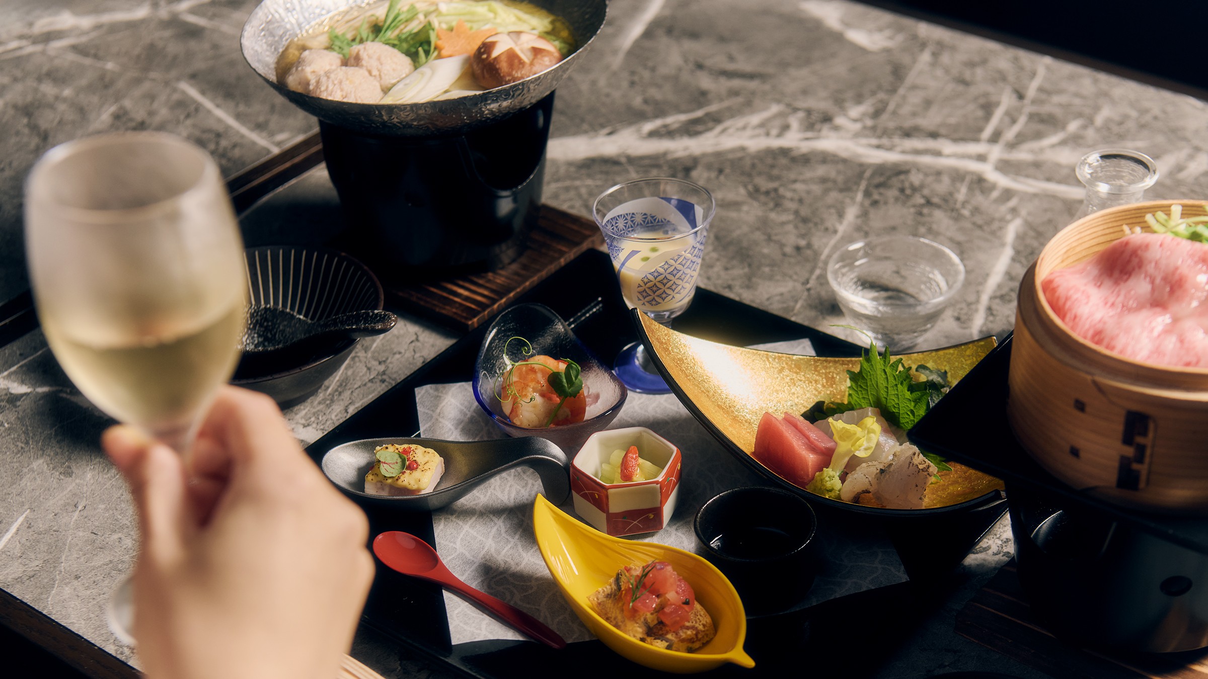 ＜夕食＞個人提供　料理一例