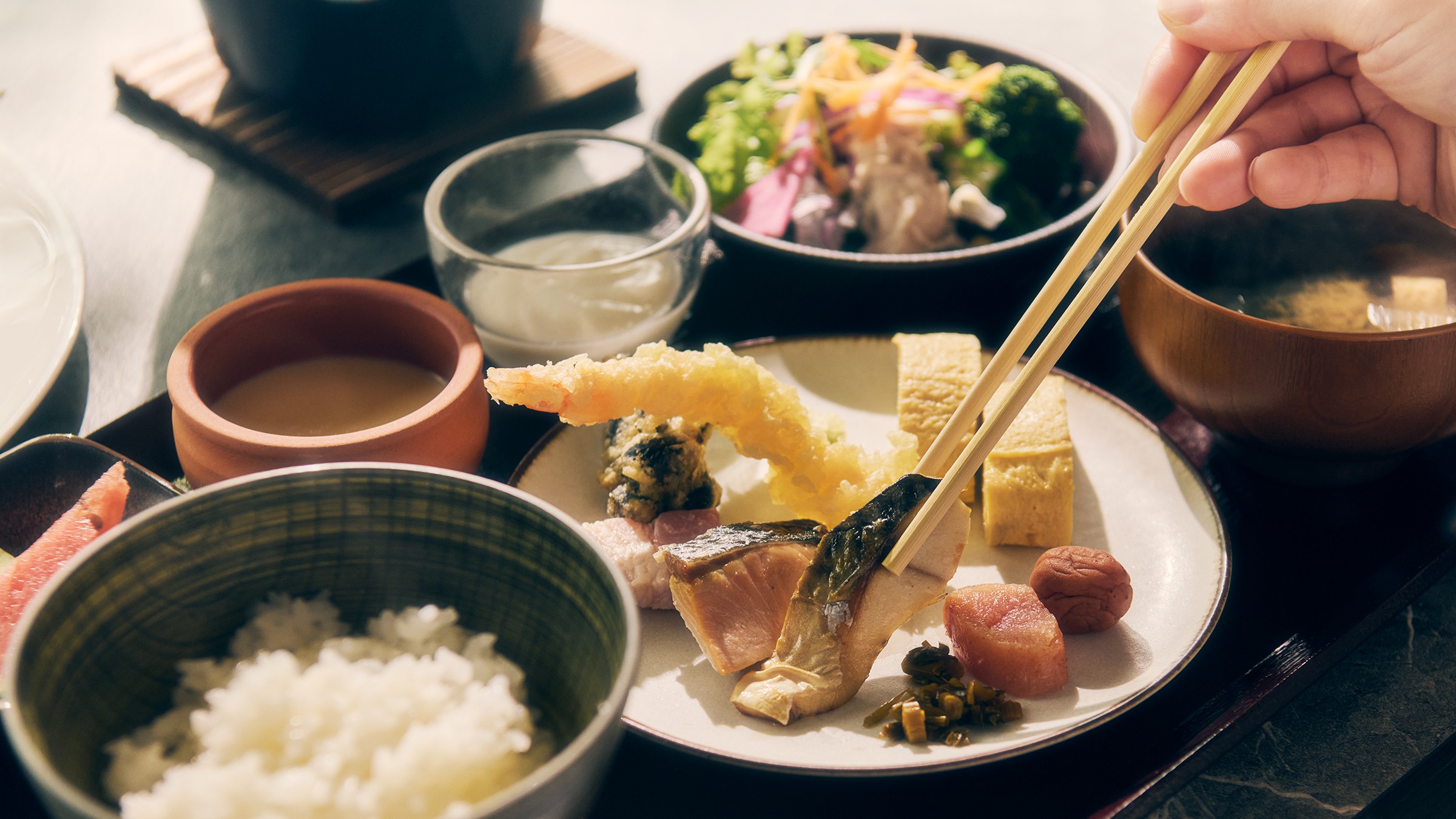 ＜朝食＞盛り付け一例