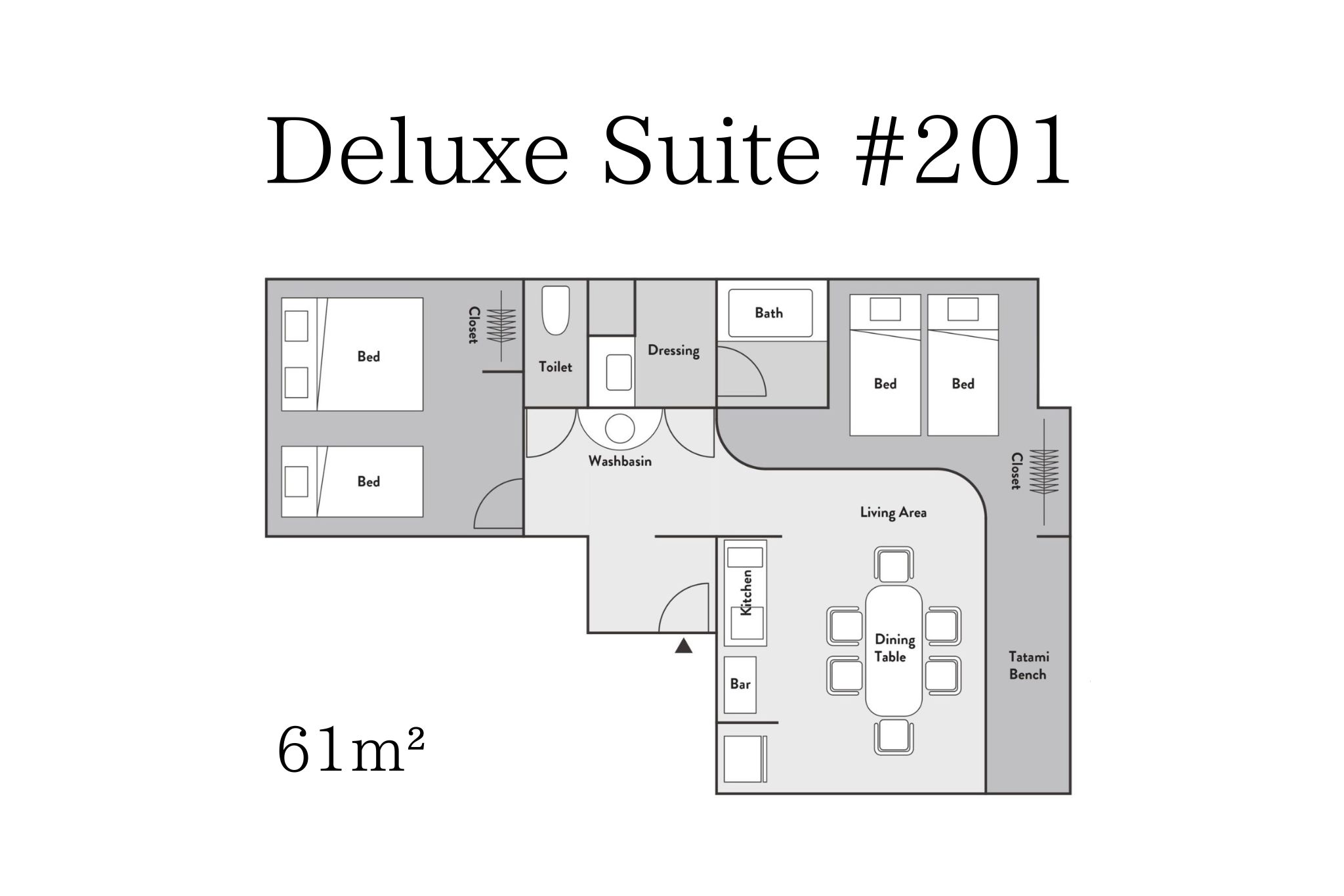 Deluxe Suite 201号室