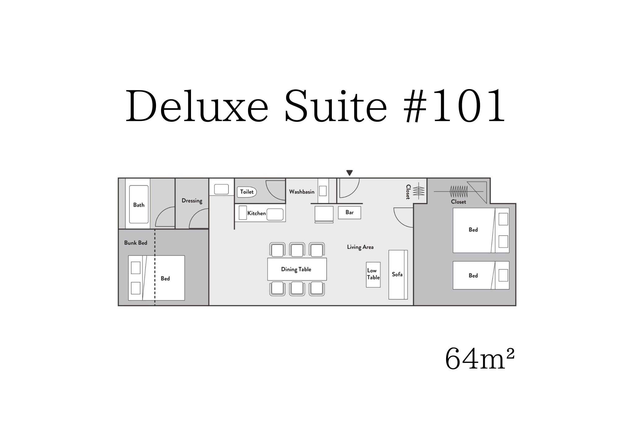 Deluxe Suite 101号室