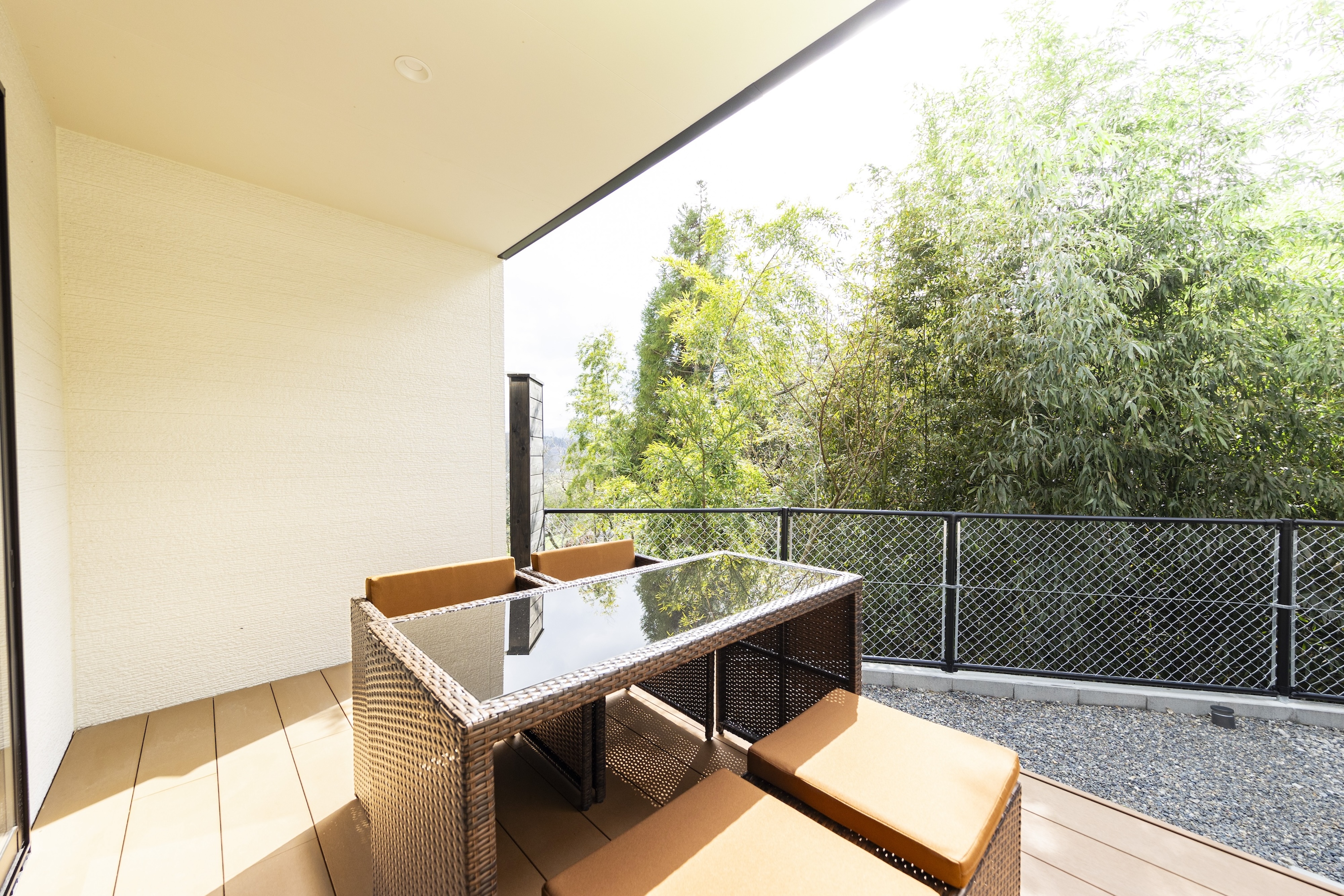 sauna　ウッドデッキ