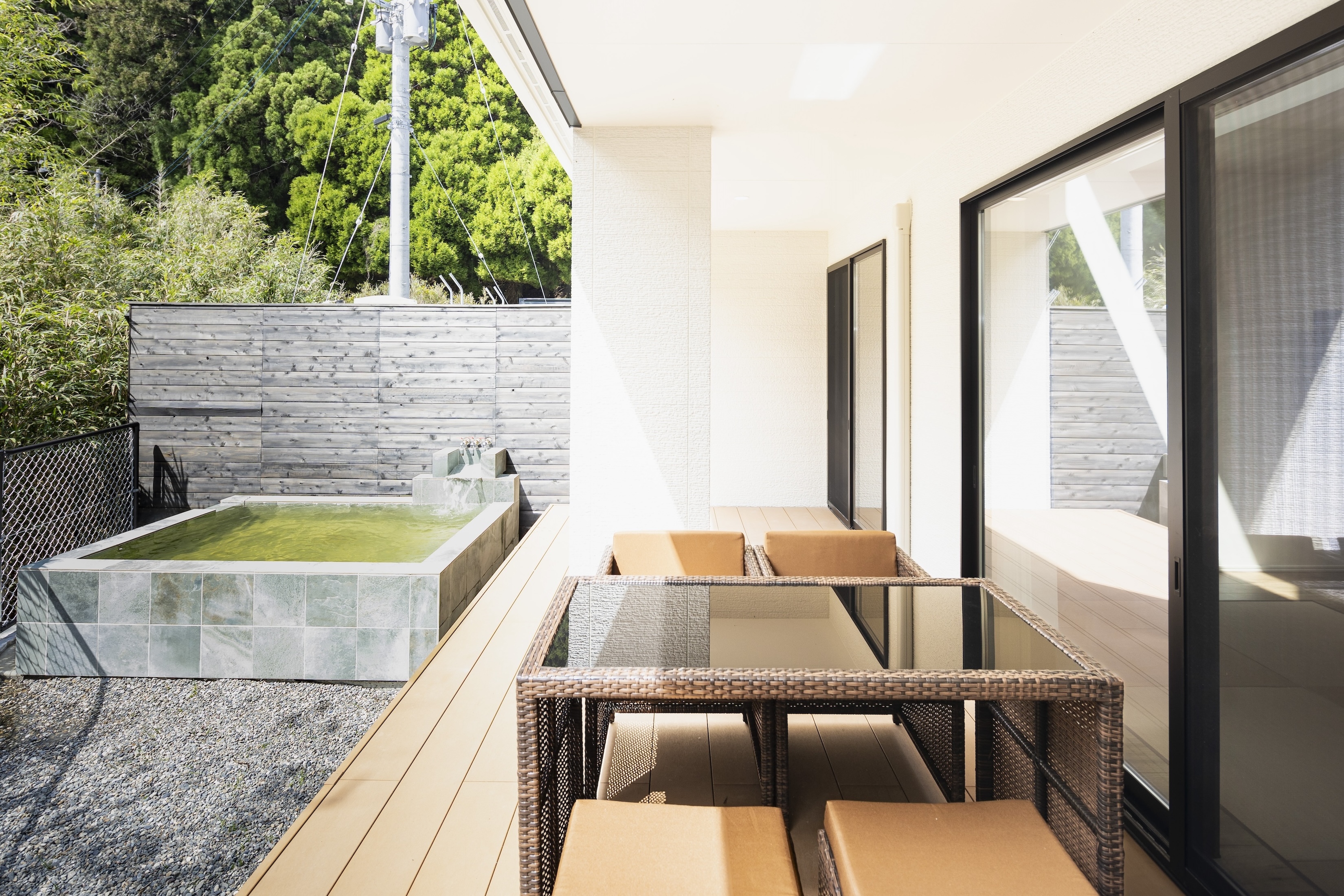 forest bath　ウッドデッキ