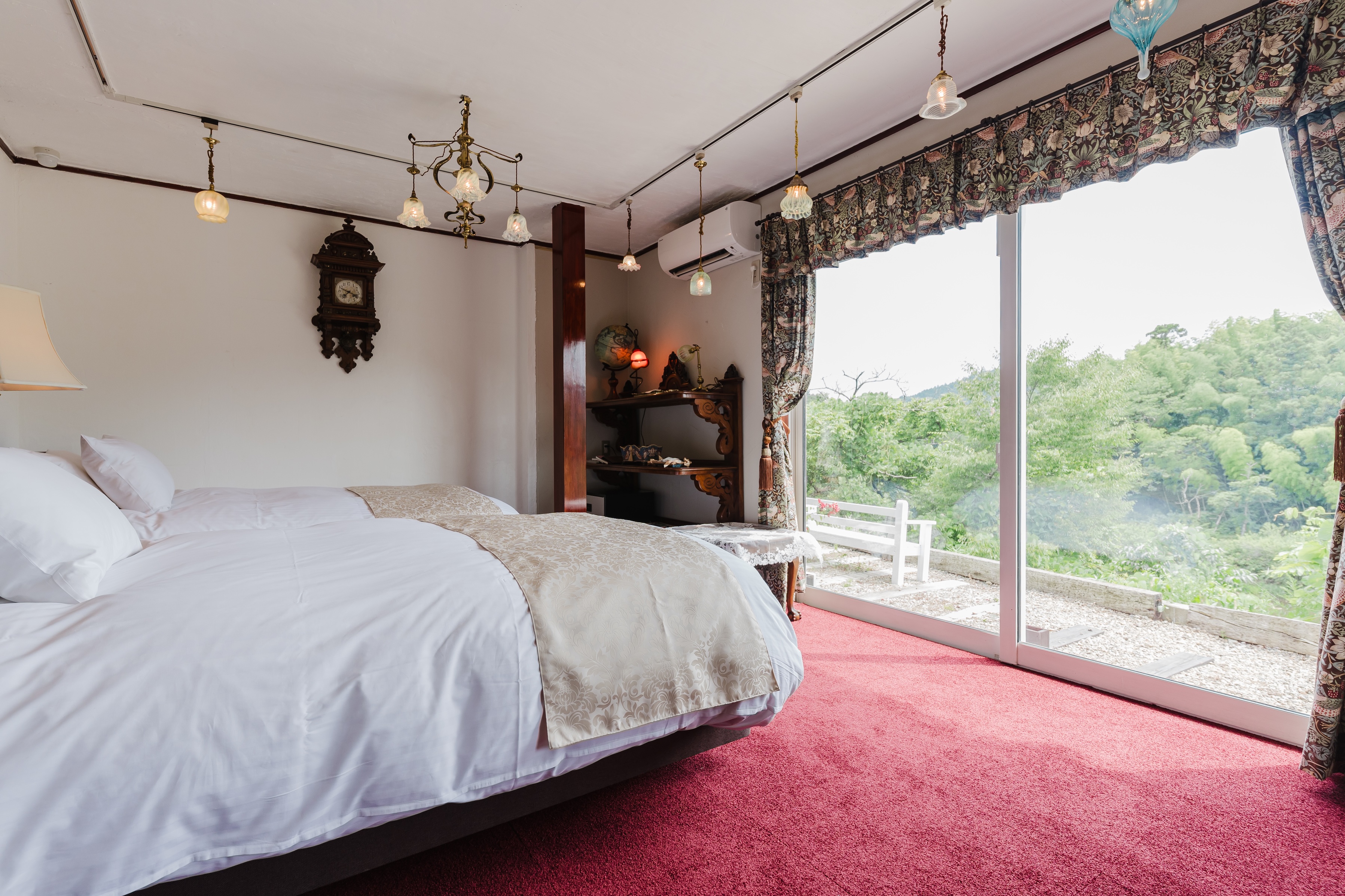 ベッドルームからの景色