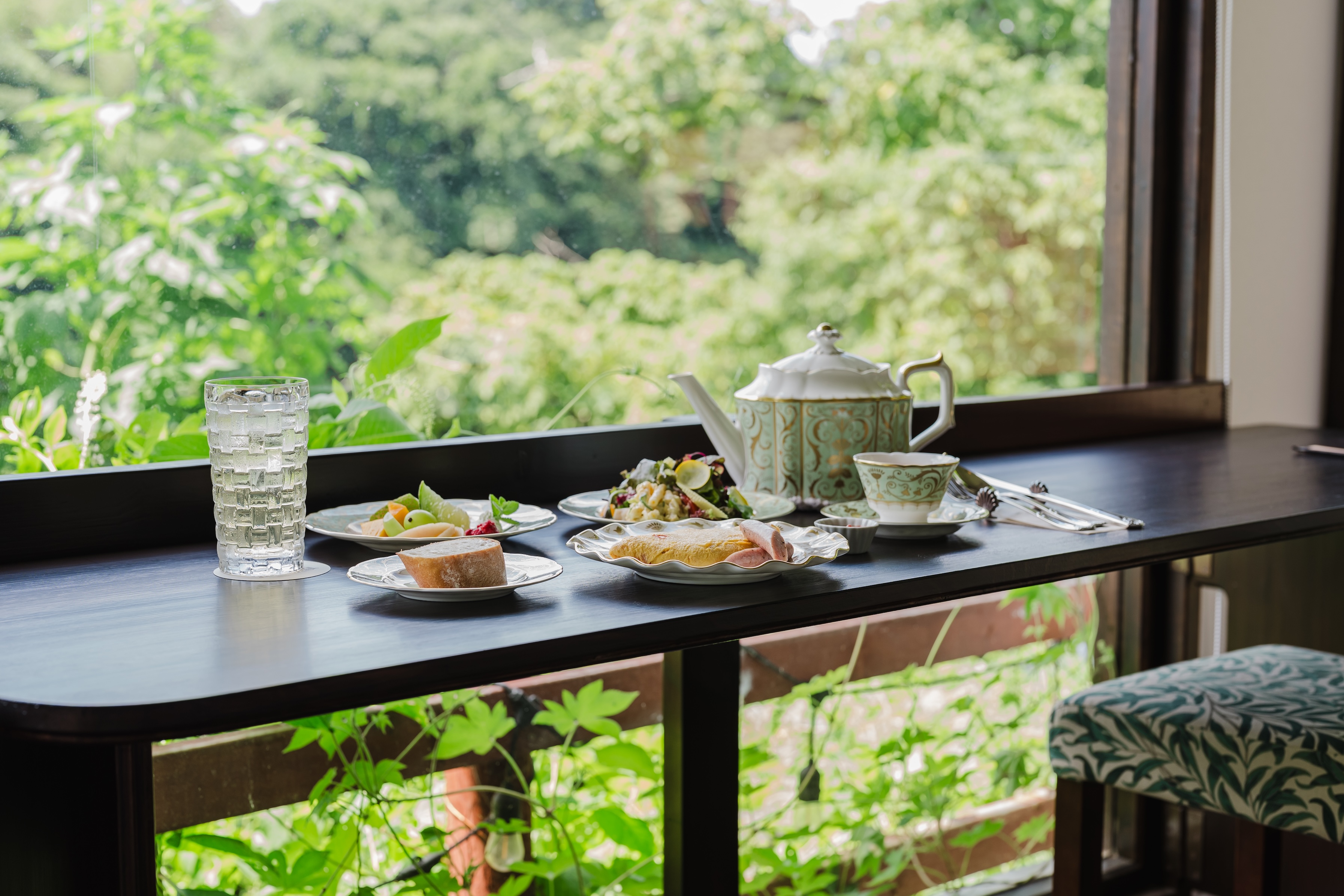 離れでのモーニング