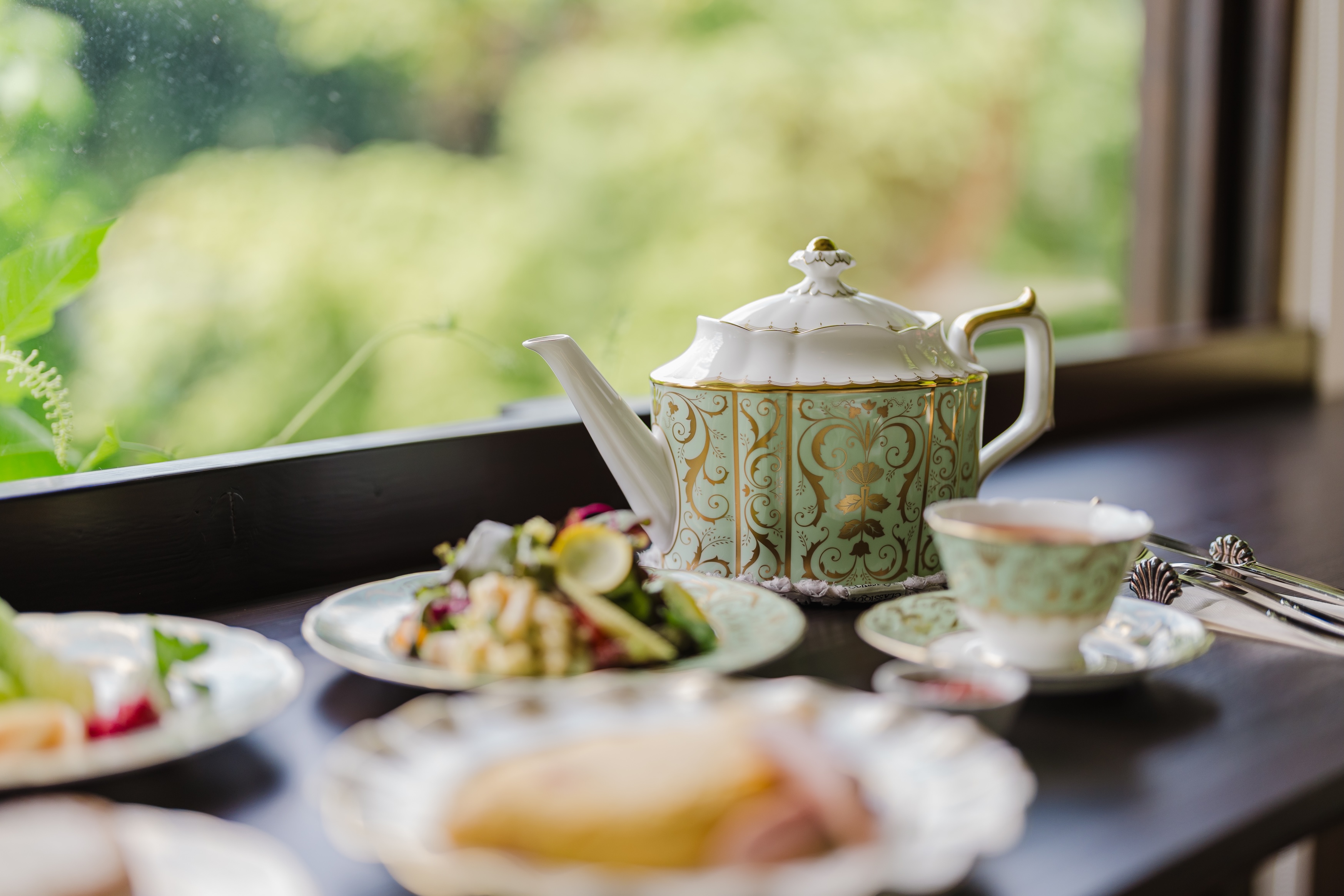 離れでのモーニング