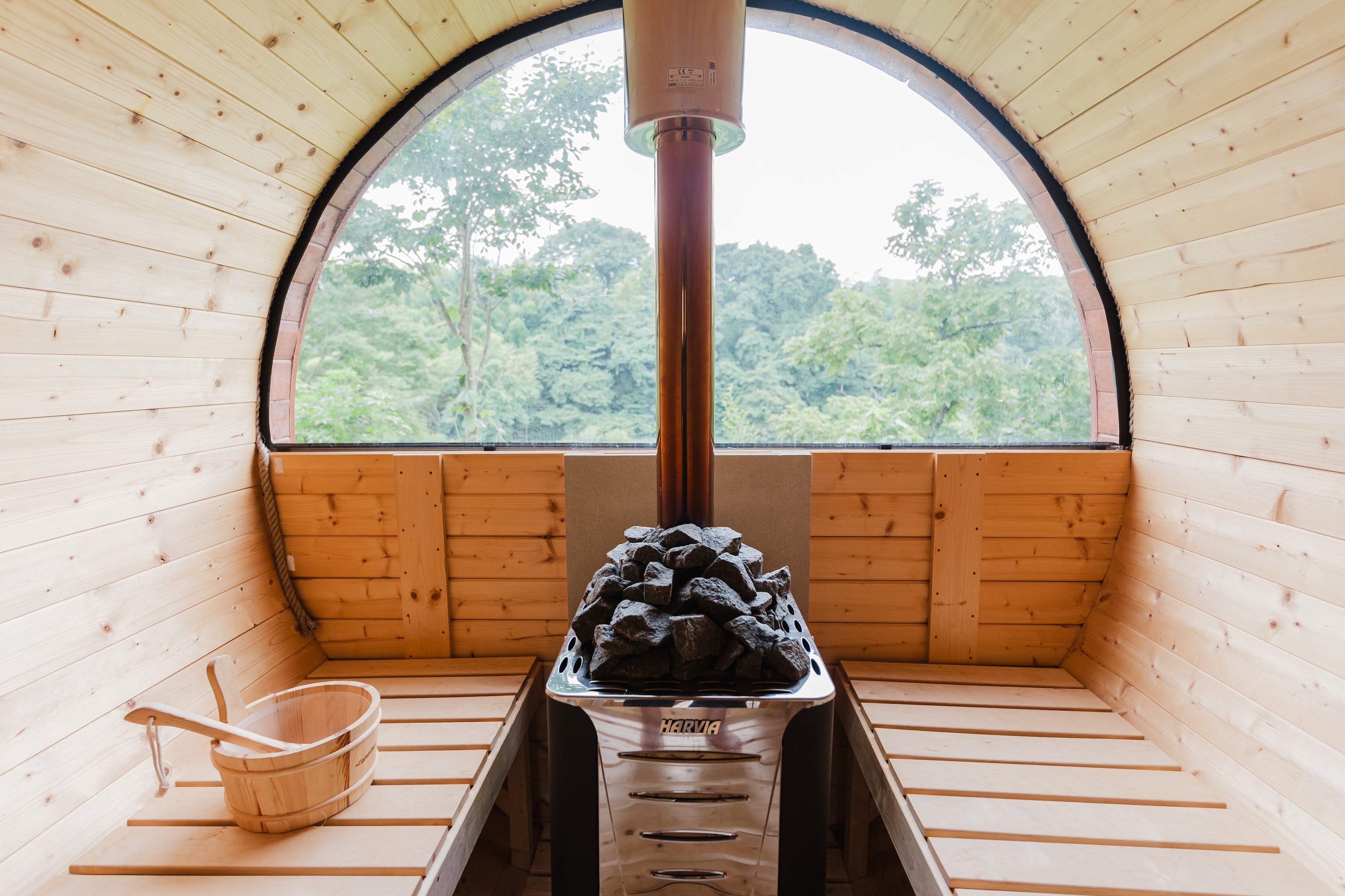 バレルサウナもございます（ご宿泊者の貸し切りです）