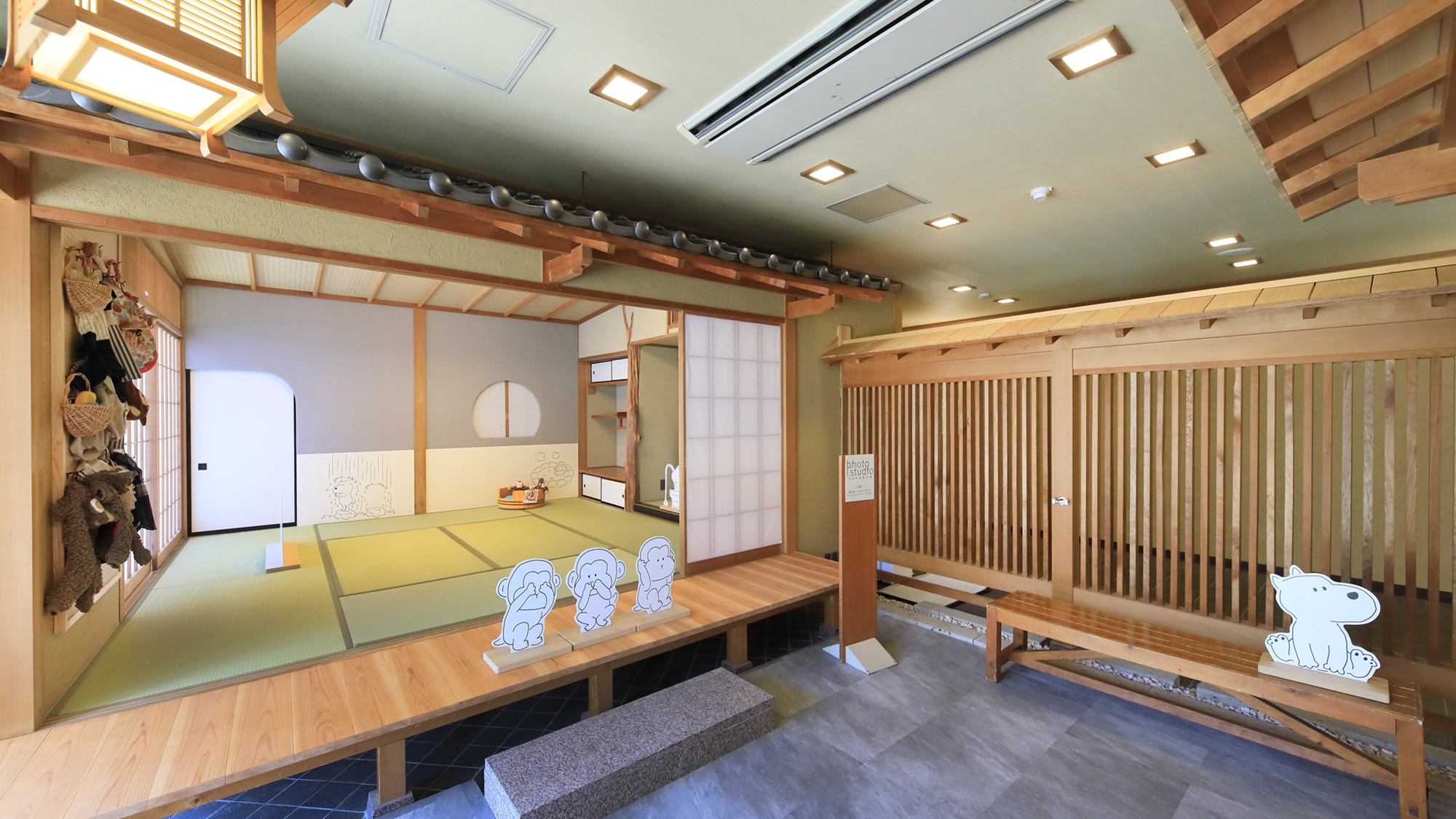 【フォトスタジオ】和の雰囲気が溢れる茶室風のフォトスタジオです（一例）