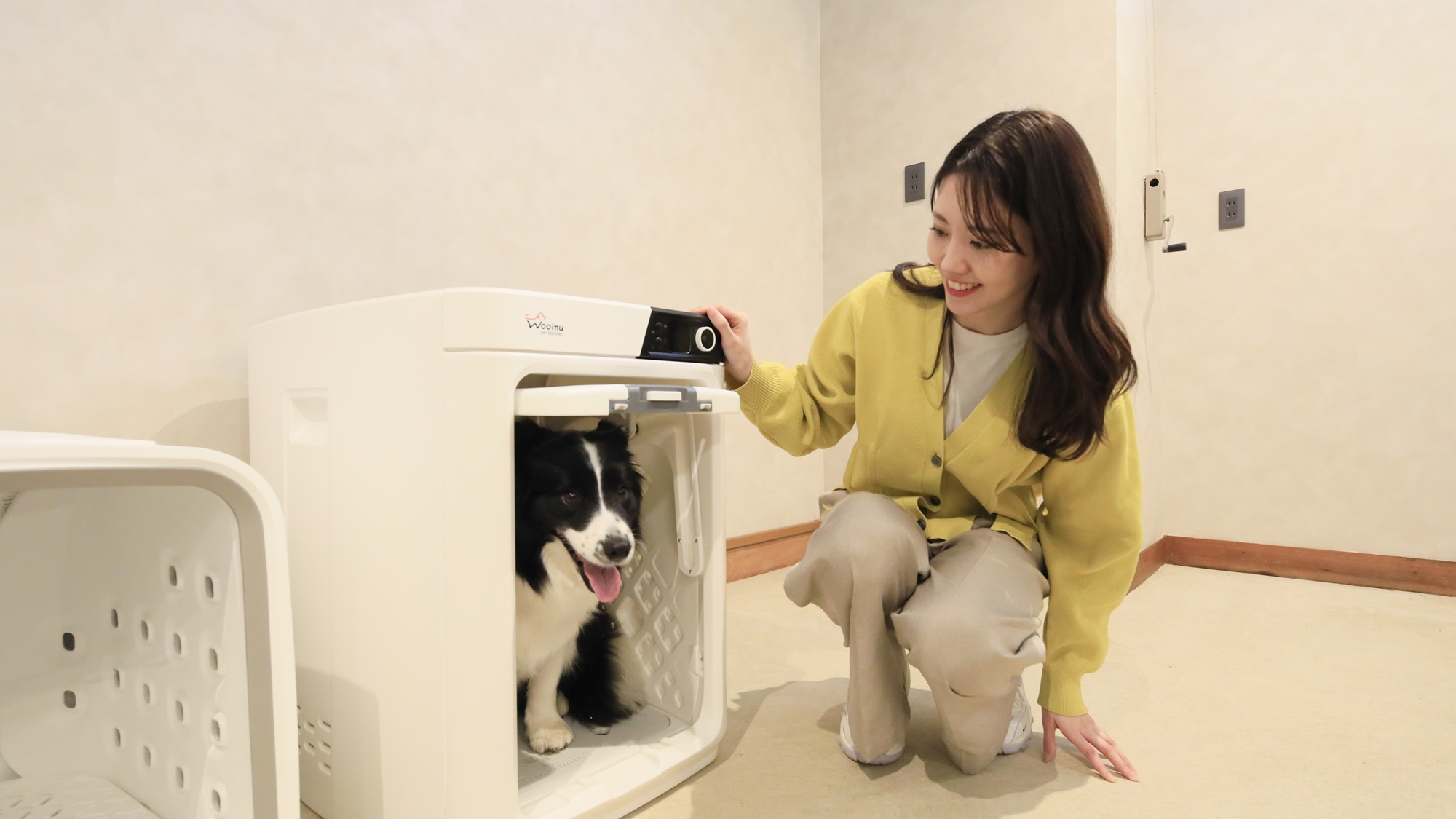 【トリミングルーム】獣医師との共同開発を経て誕生したペット専用のドライルーム（一例）