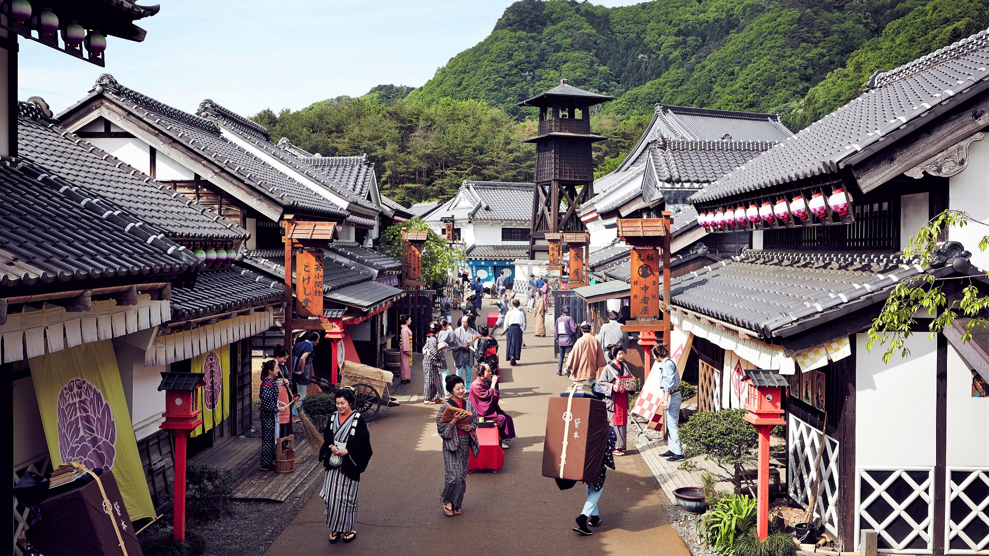 【EDO WONDERLAND 日光江戸村】江戸時代にタイムスリップしたような気分を味わえる（一例）