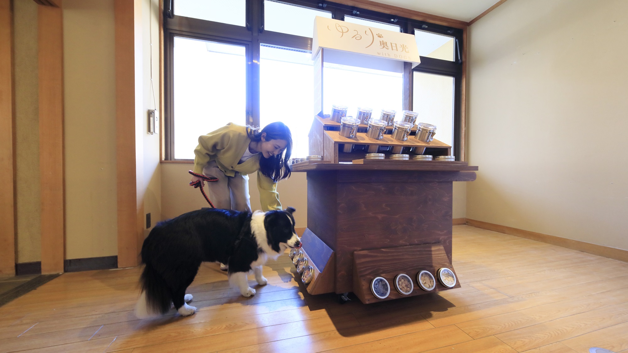 【おやつワゴン】ワンちゃんのお好きなおやつをお選びいただけます。（一例）