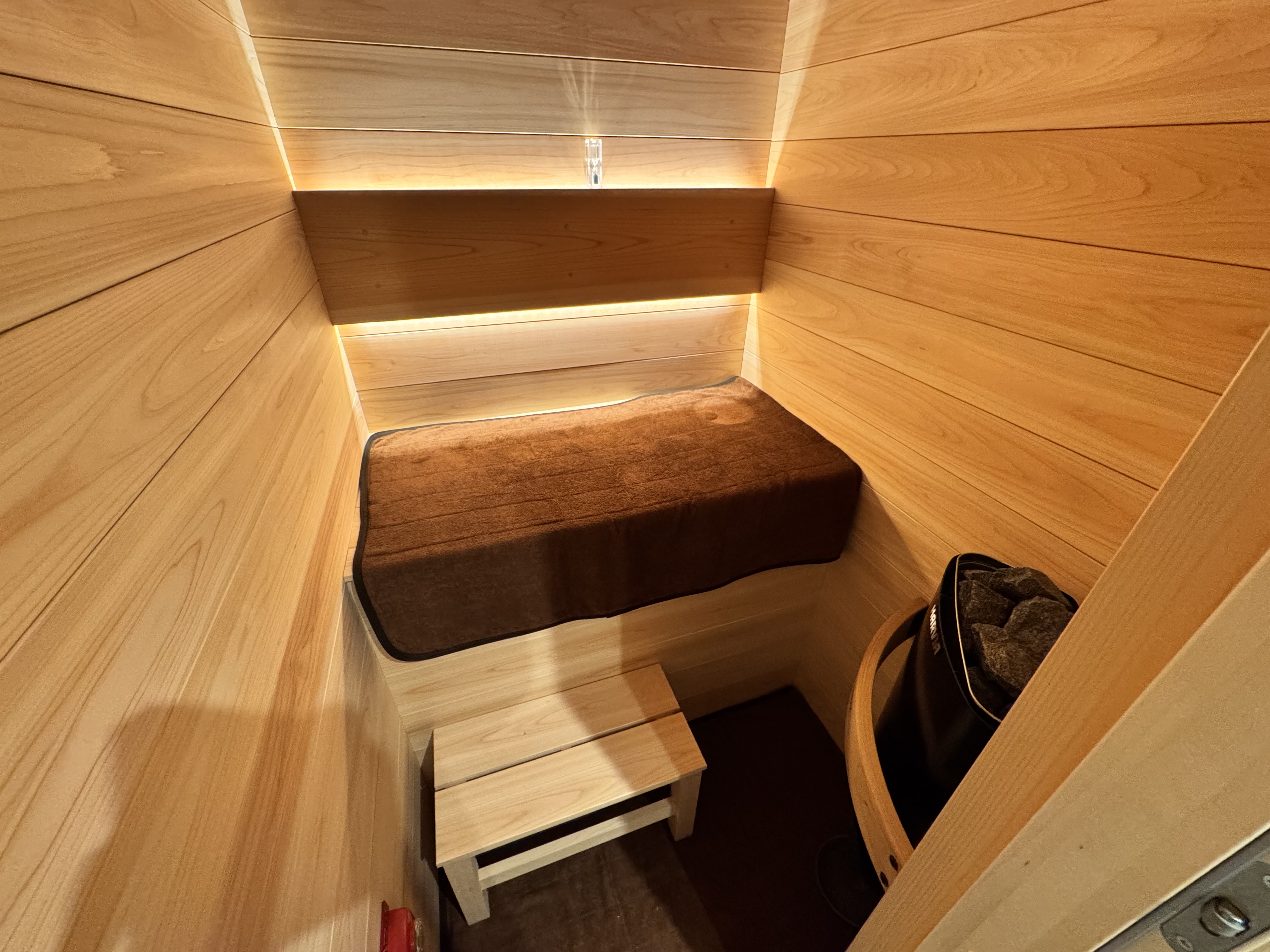 クイーンベットUBのサウナ