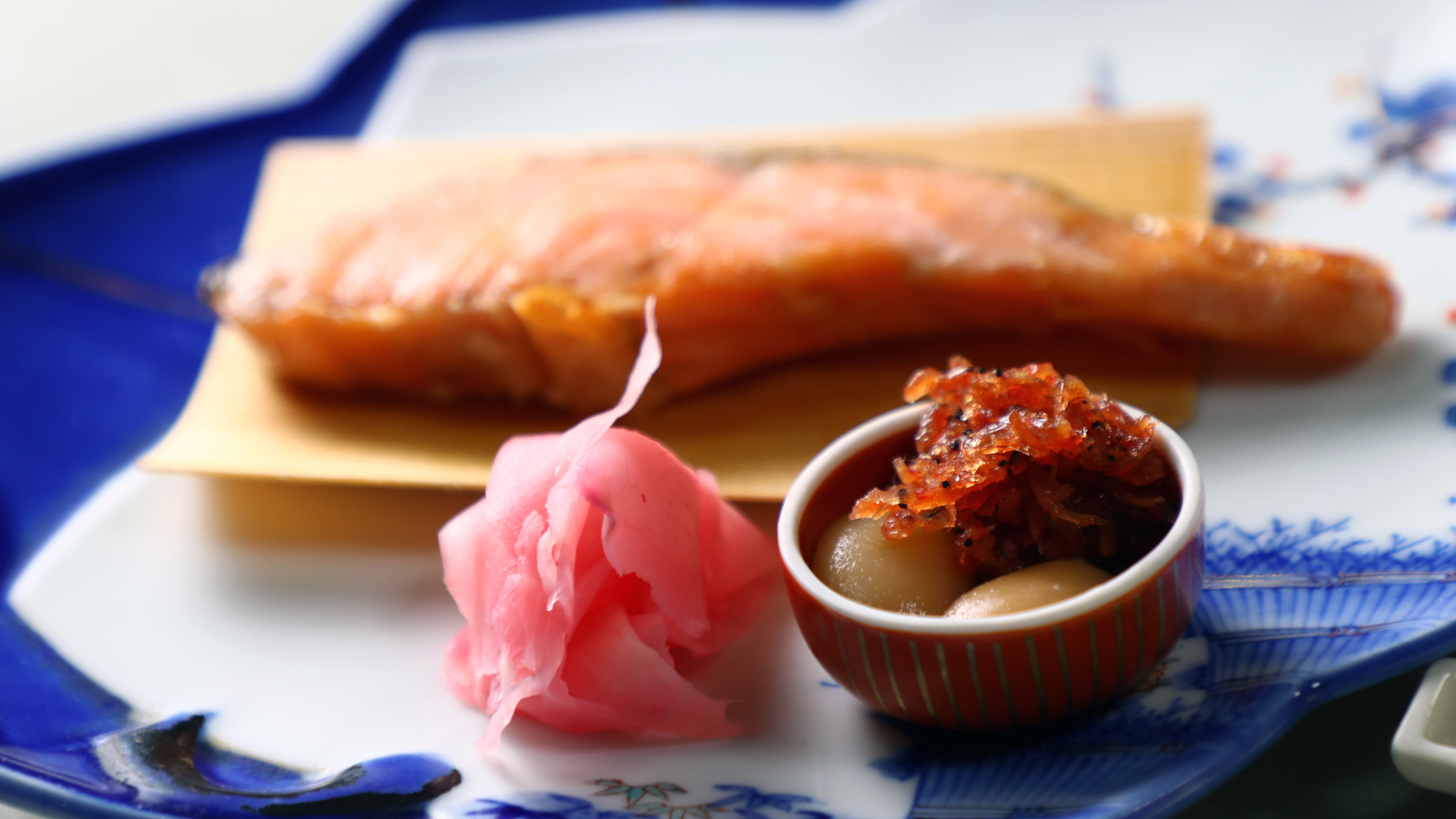 料理_朝食_朝食焼魚一例*
