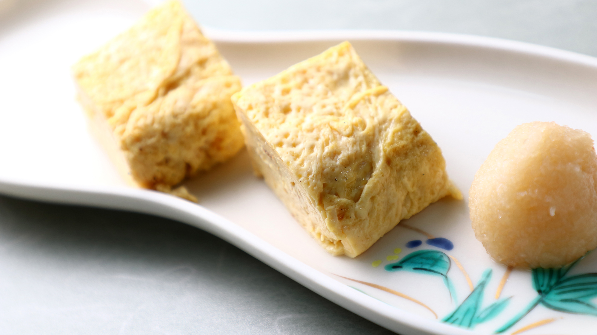 料理_朝食_柔らかい味付けのだし巻きたまご*