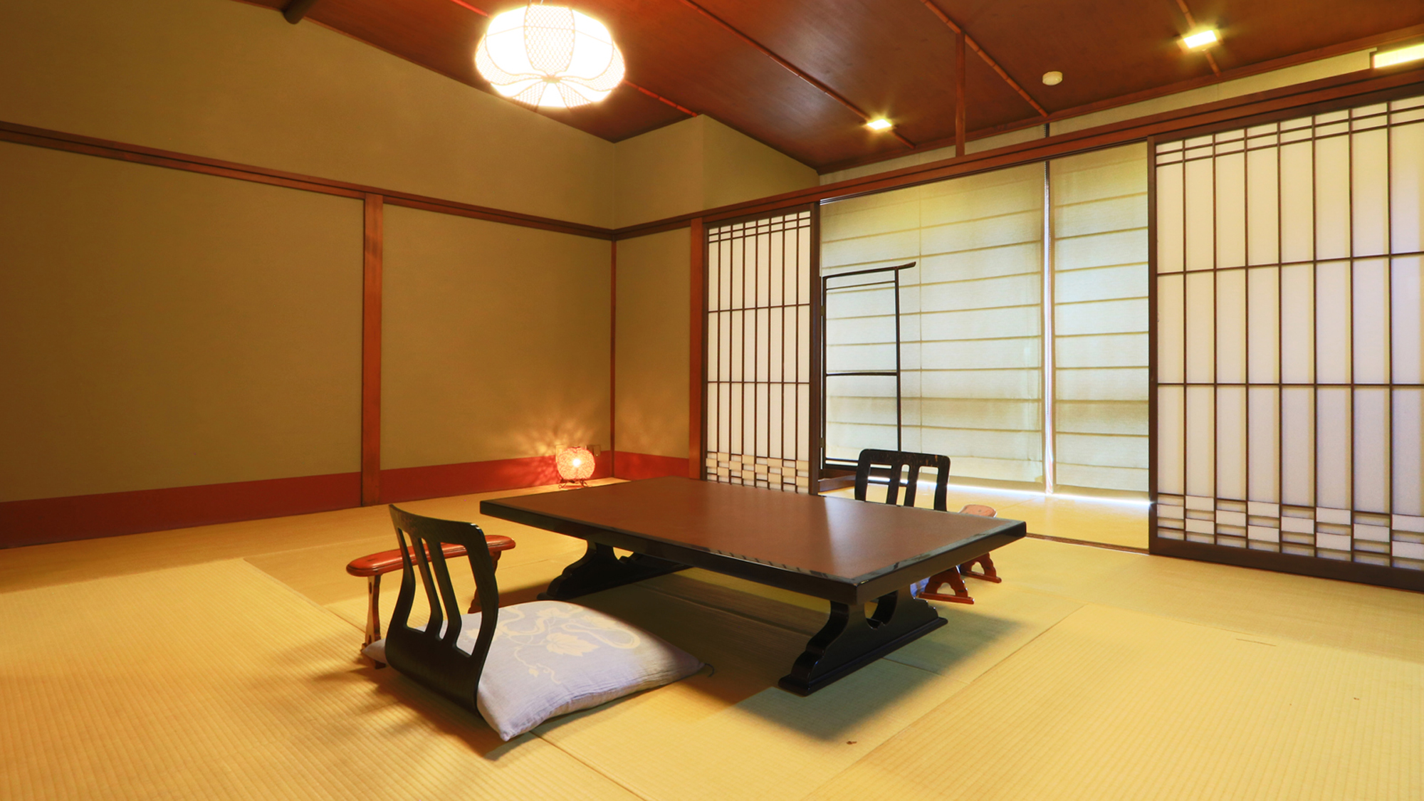 【広々和室】-きく-　トイレ＋洗面台付き◆お部屋ごとに内装が変わります