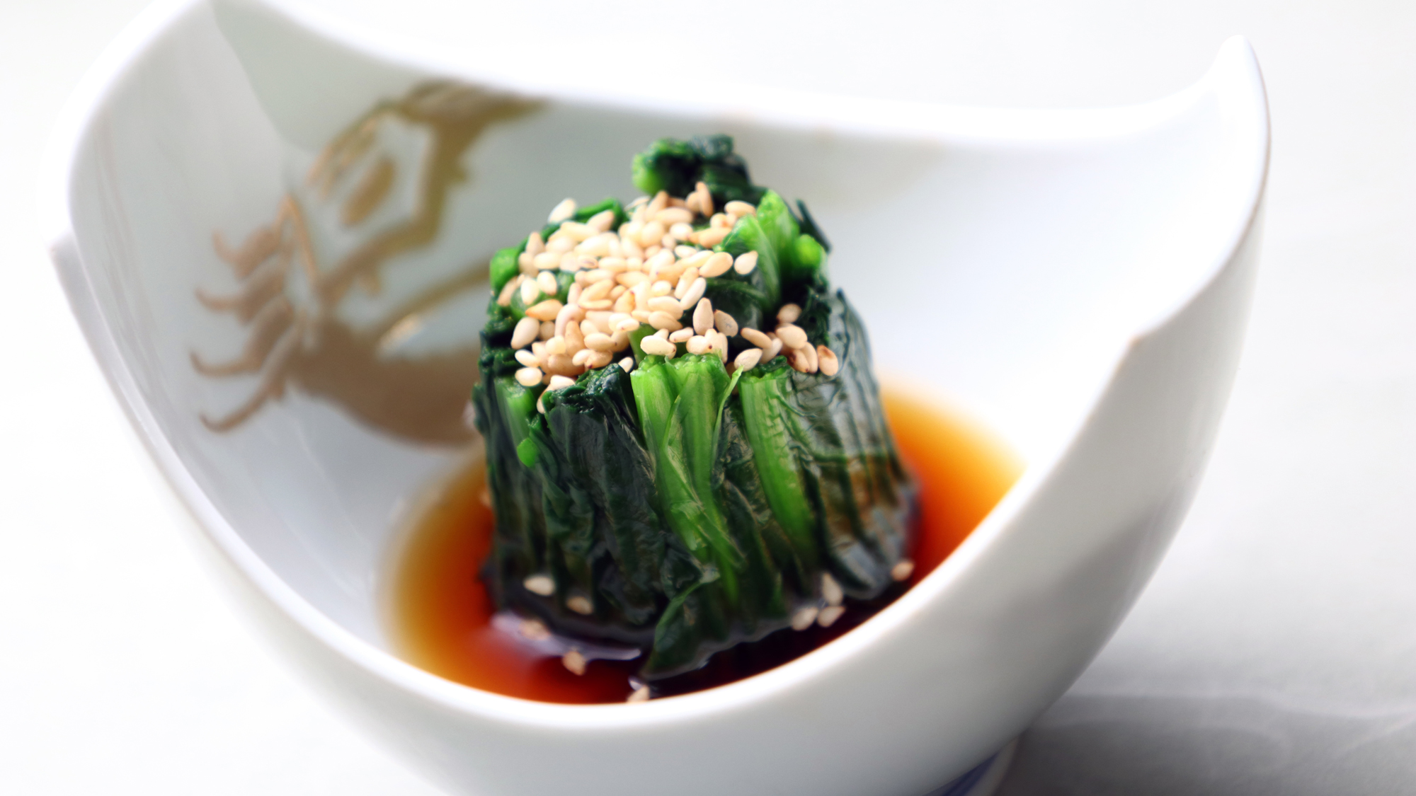 料理_朝食_優しい味付けのお浸し ※小鉢一例*