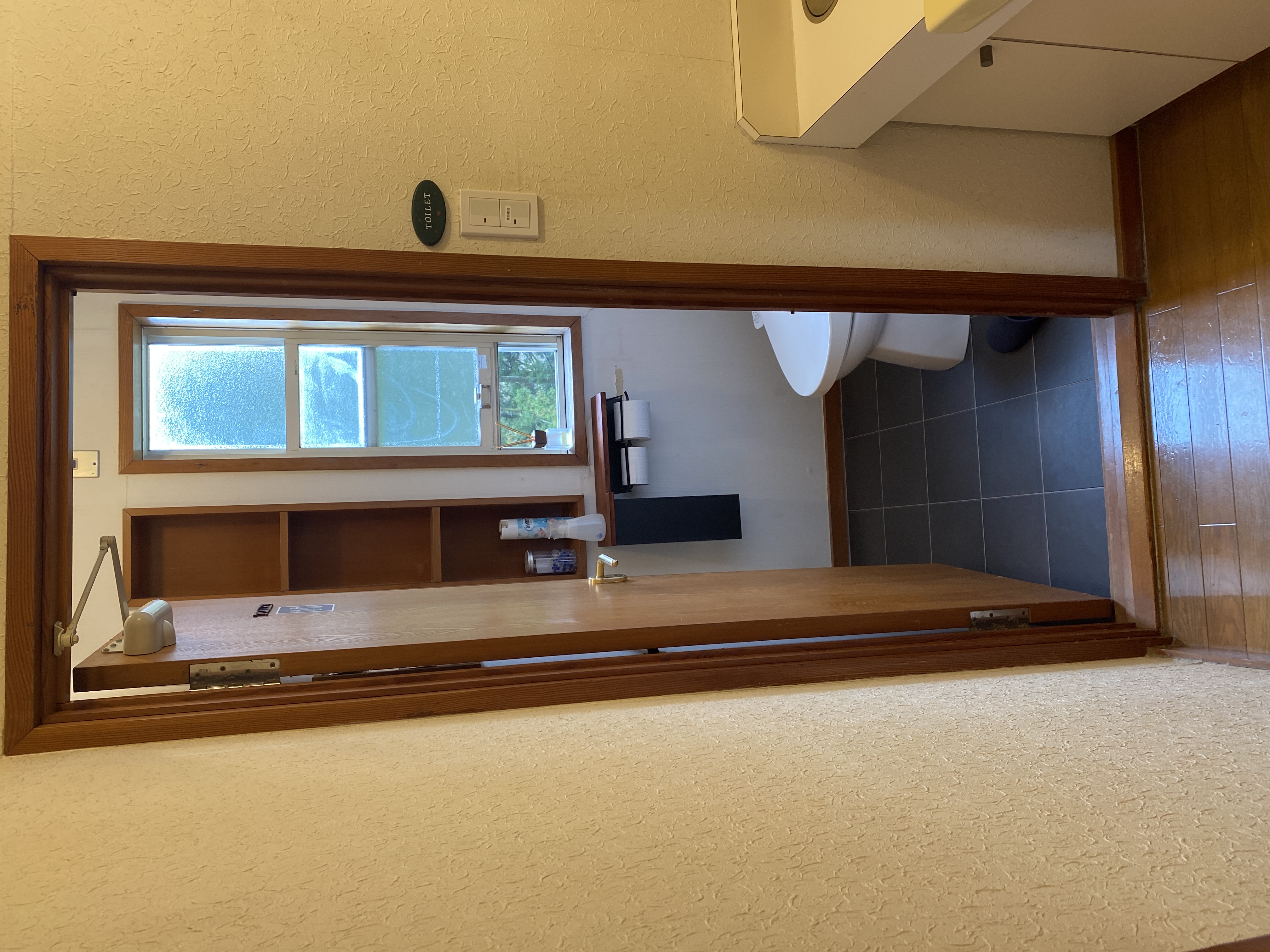 ２Ｆトイレは男女兼用です