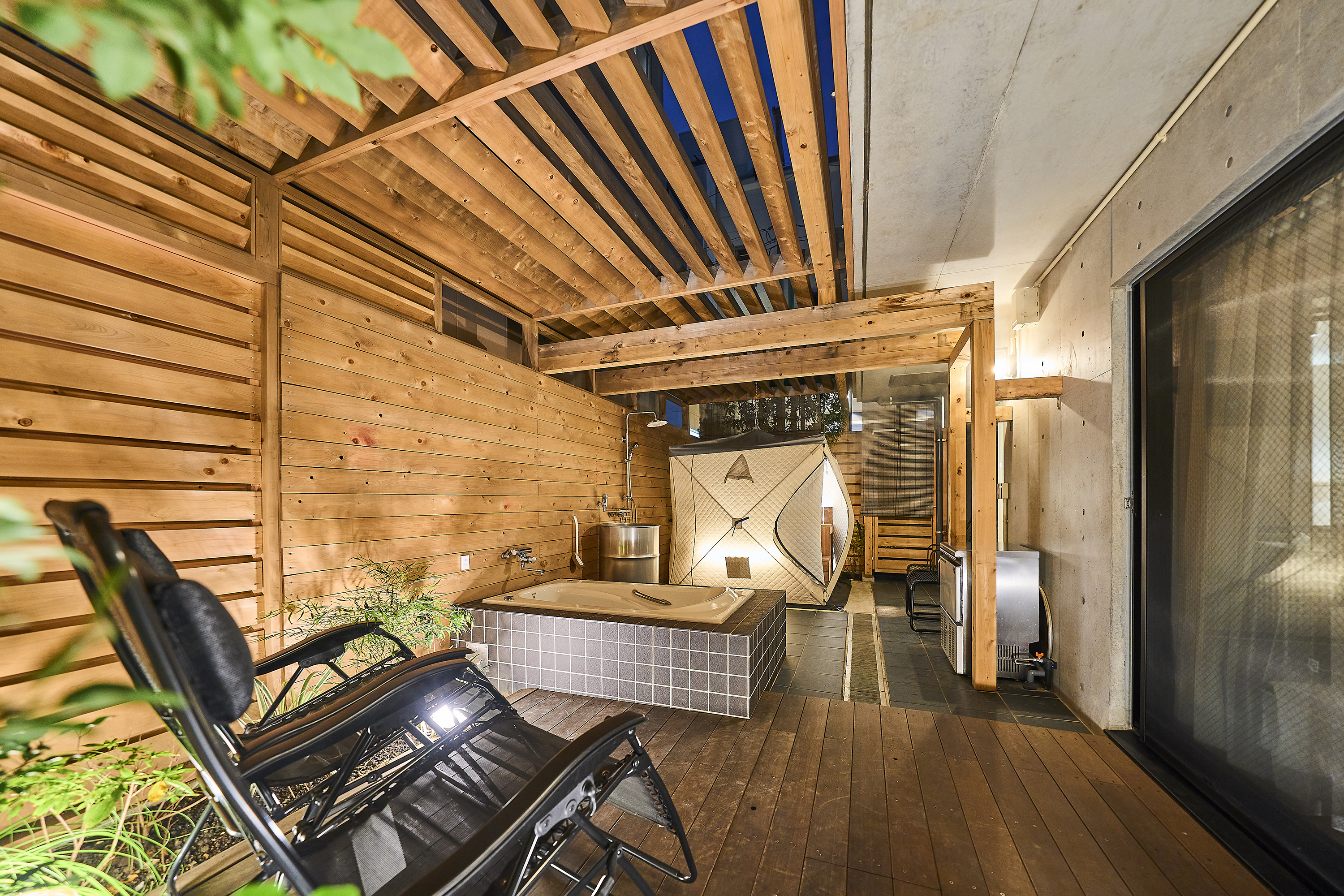 自分たち専用のプライベートサウナ