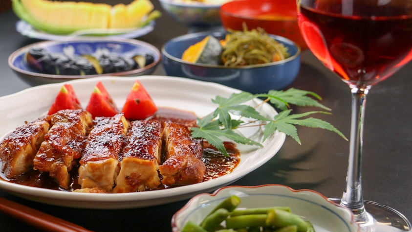 【地酒付き】酒どころ二本松の地酒を堪能♪自家製野菜たっぷり農家のごちそうプラン