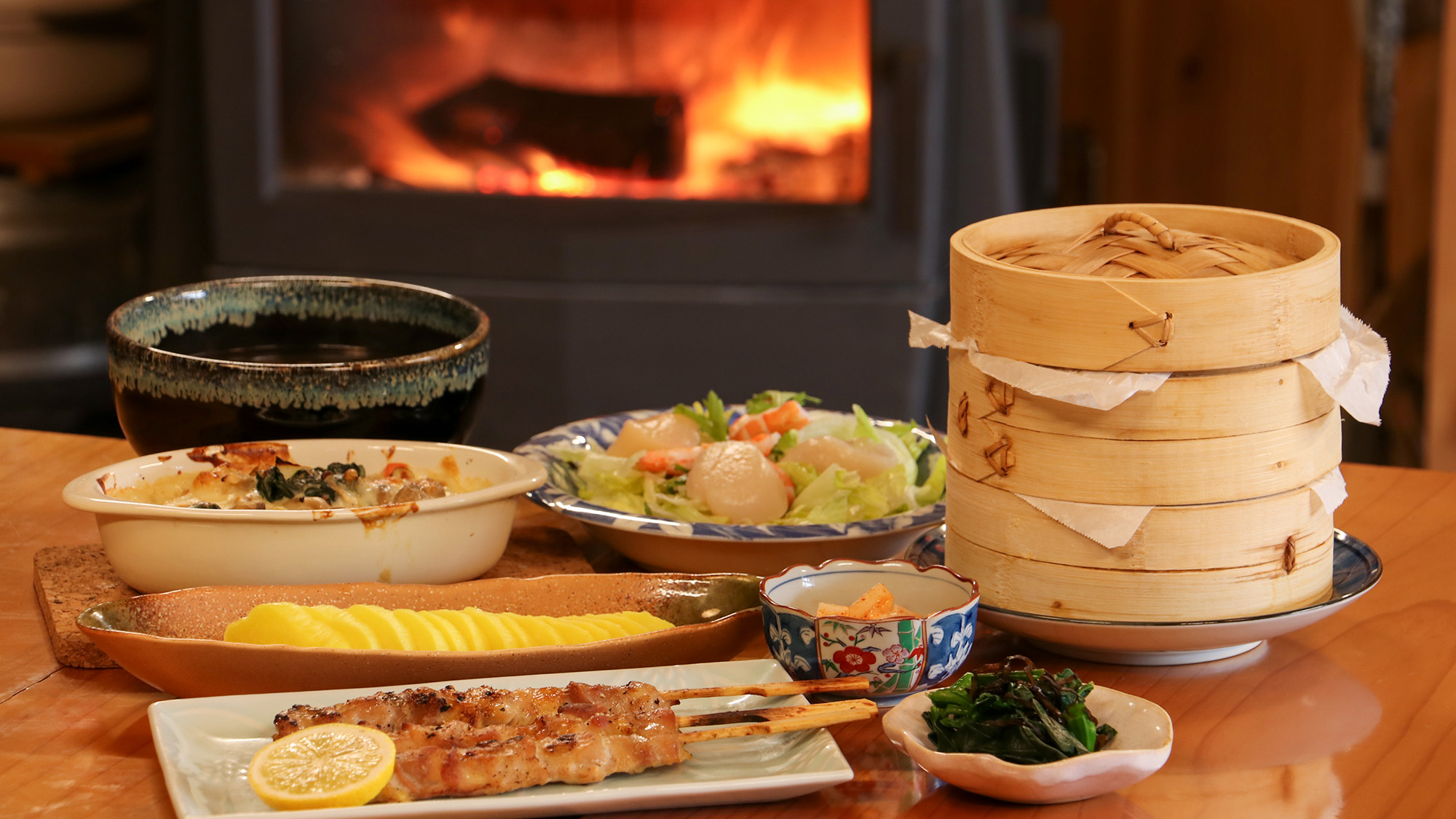 心を込めたお食事をご堪能あれ