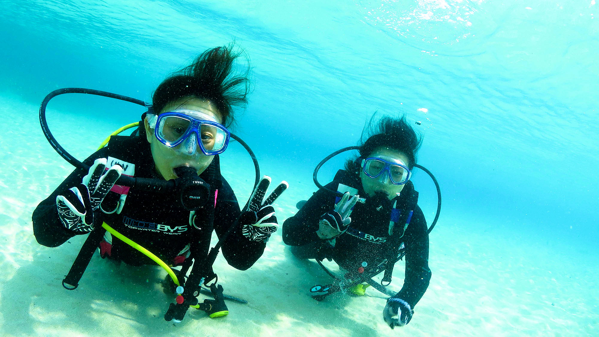 ・【ダイビング体験/有料】透明度抜群な海の中、友人や家族とご一緒にダイビング体験をお楽しみください