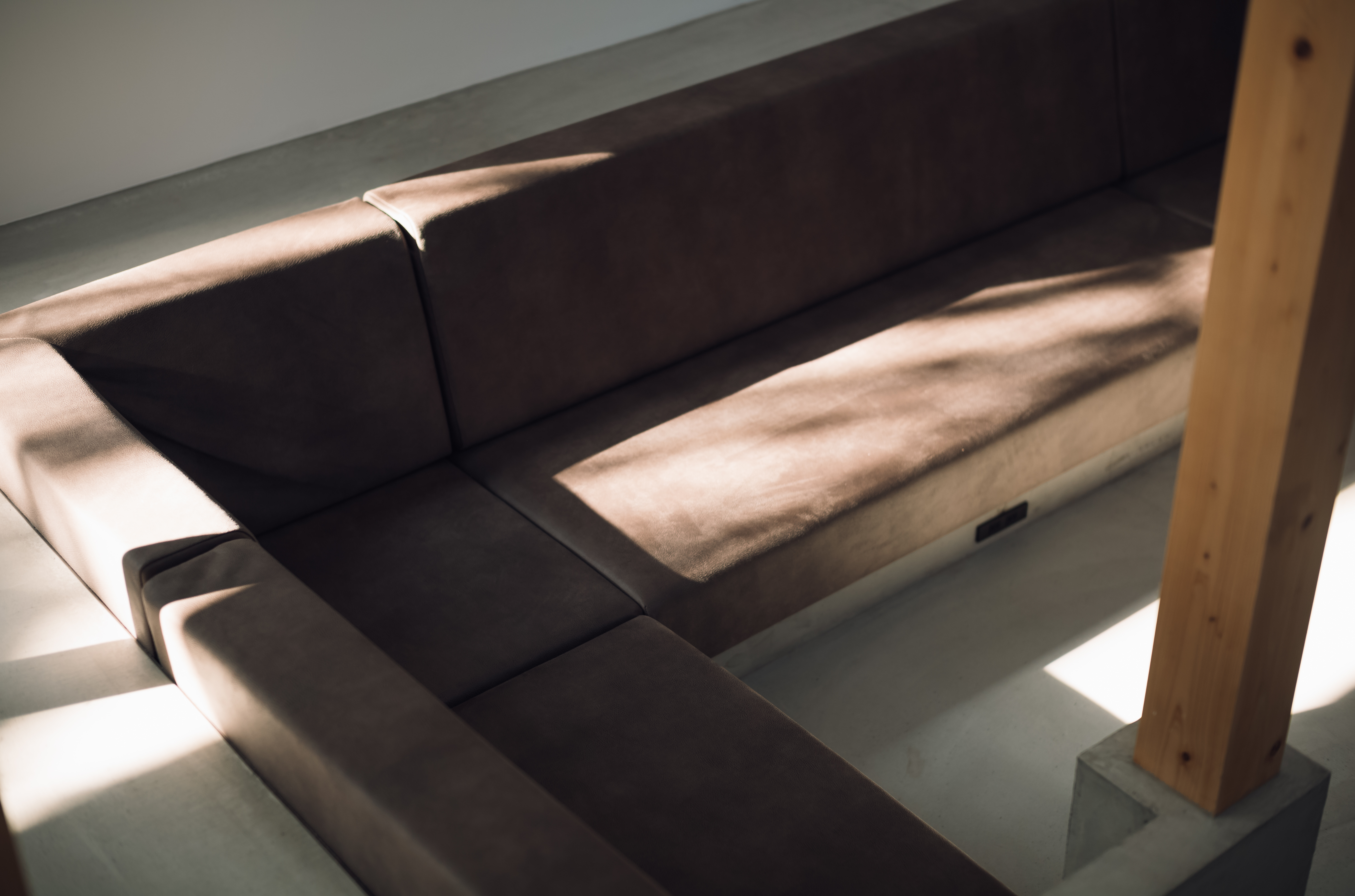 美しく降りてくる自然光