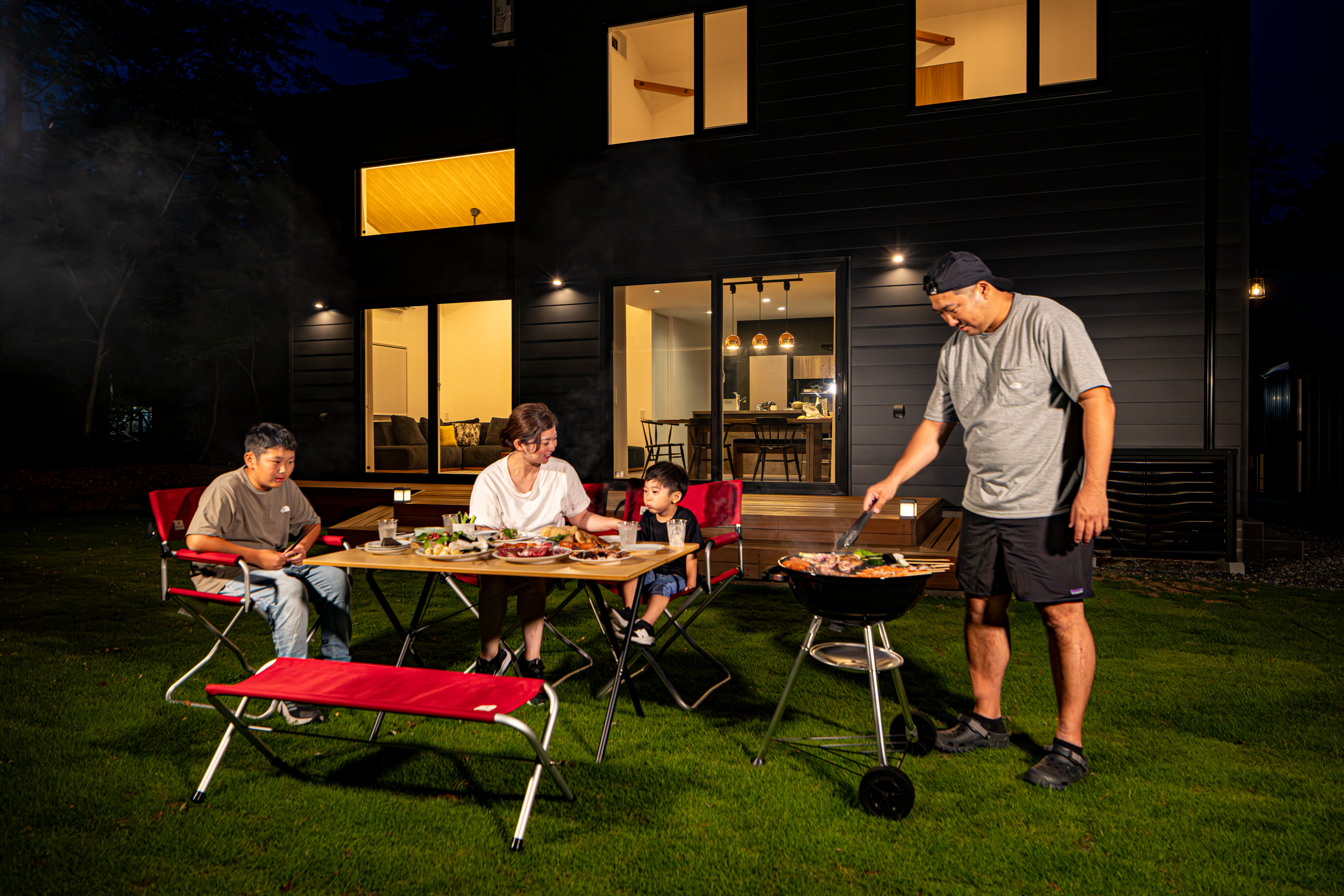 家族で楽しむ本格BBQ