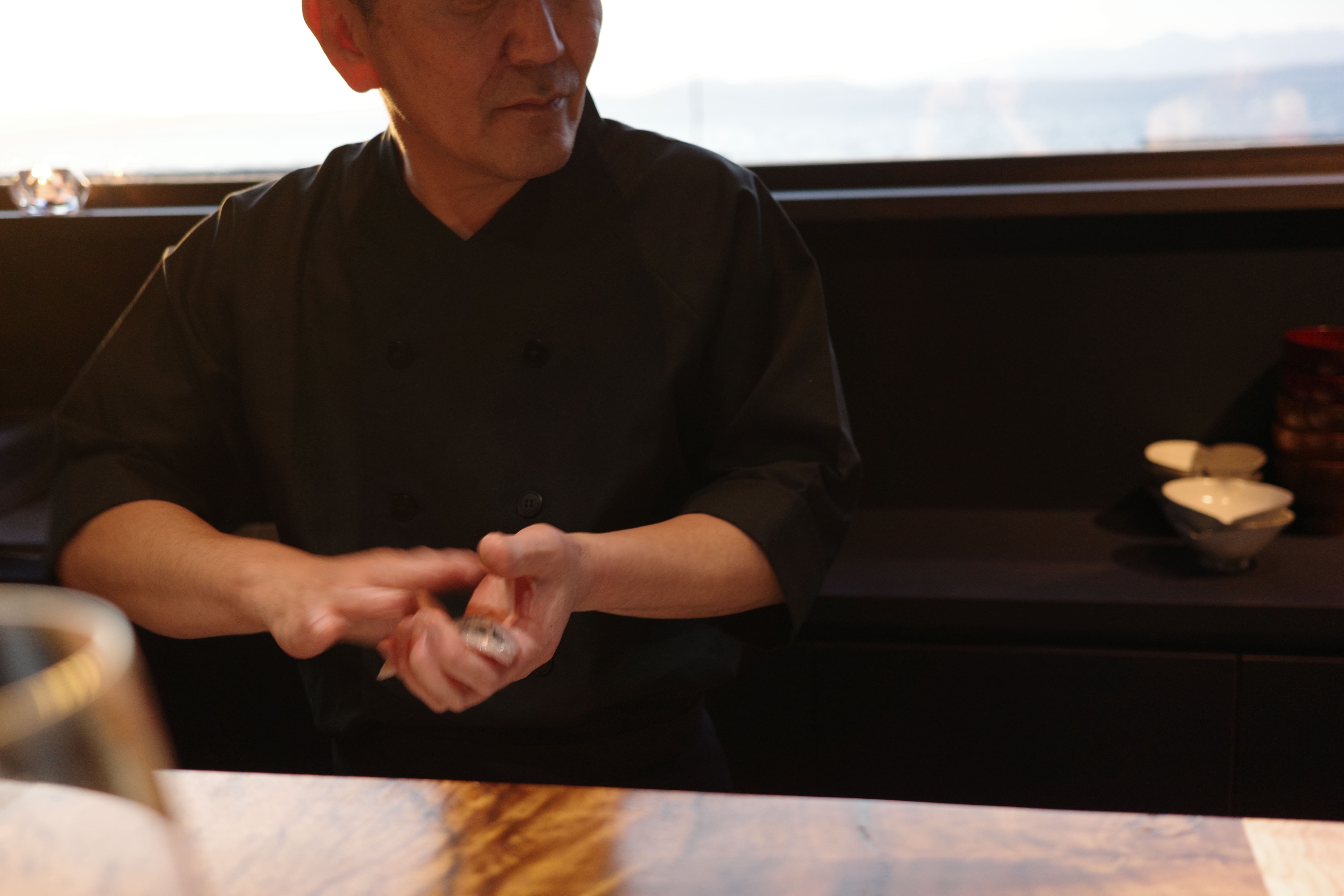 併設の鮨レストラン&nbsp;WADATSUMI