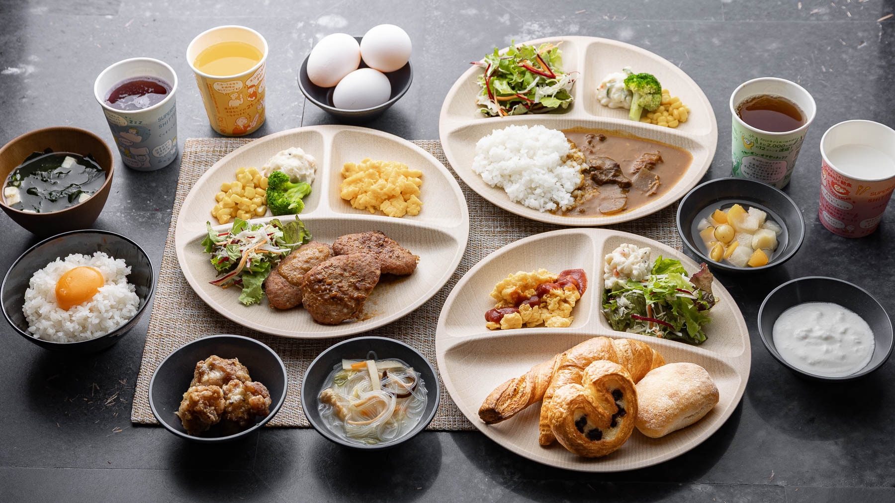 【室数限定】【朝食無料】有料朝食が人数分無料☆天然温泉＆焼きたてパン朝食ビュッフェ付