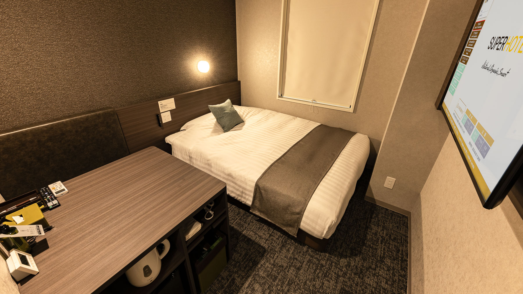 夜は、やわらかな灯りがお部屋を包みます