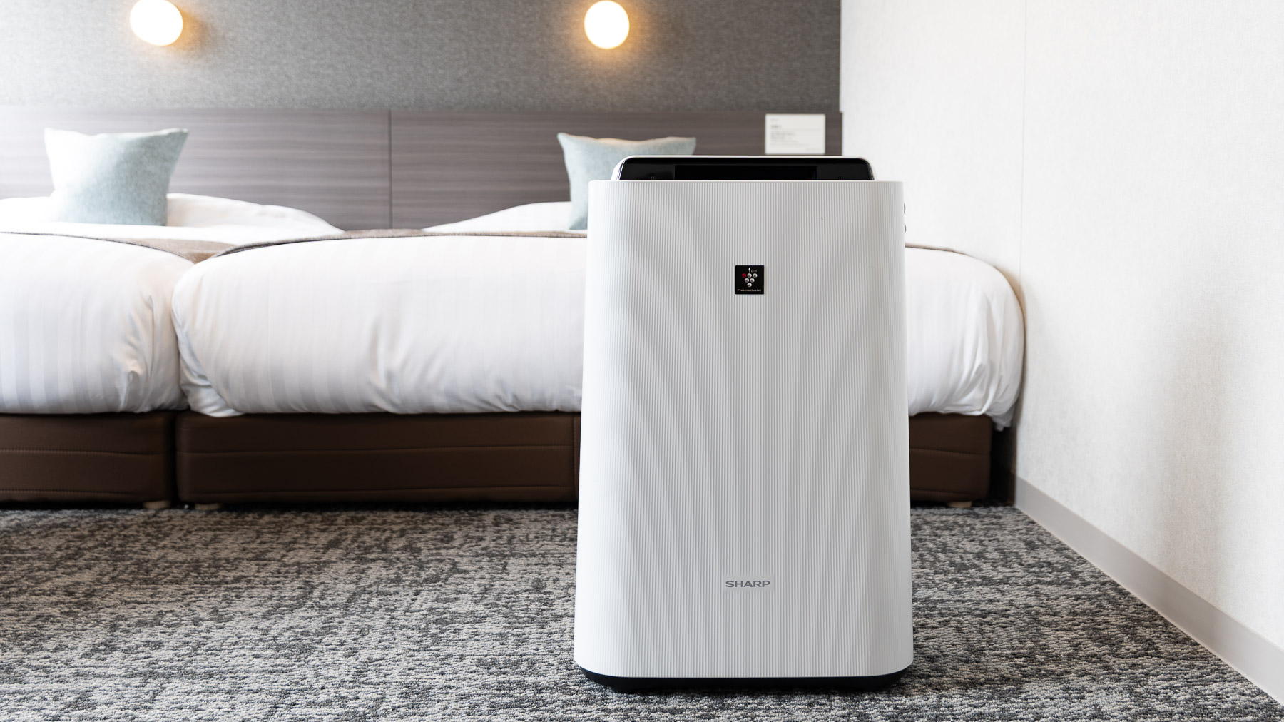 加湿機能付きの空気清浄機で空気に潤いを♪