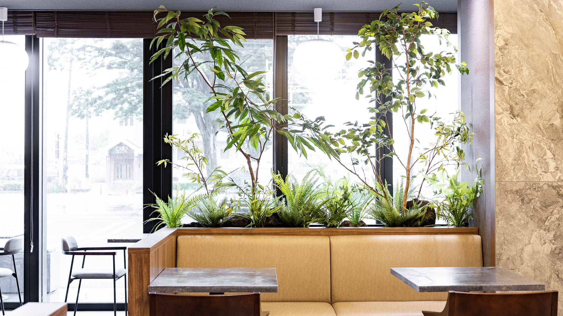 落ち着いた雰囲気で過ごしやすい空間です