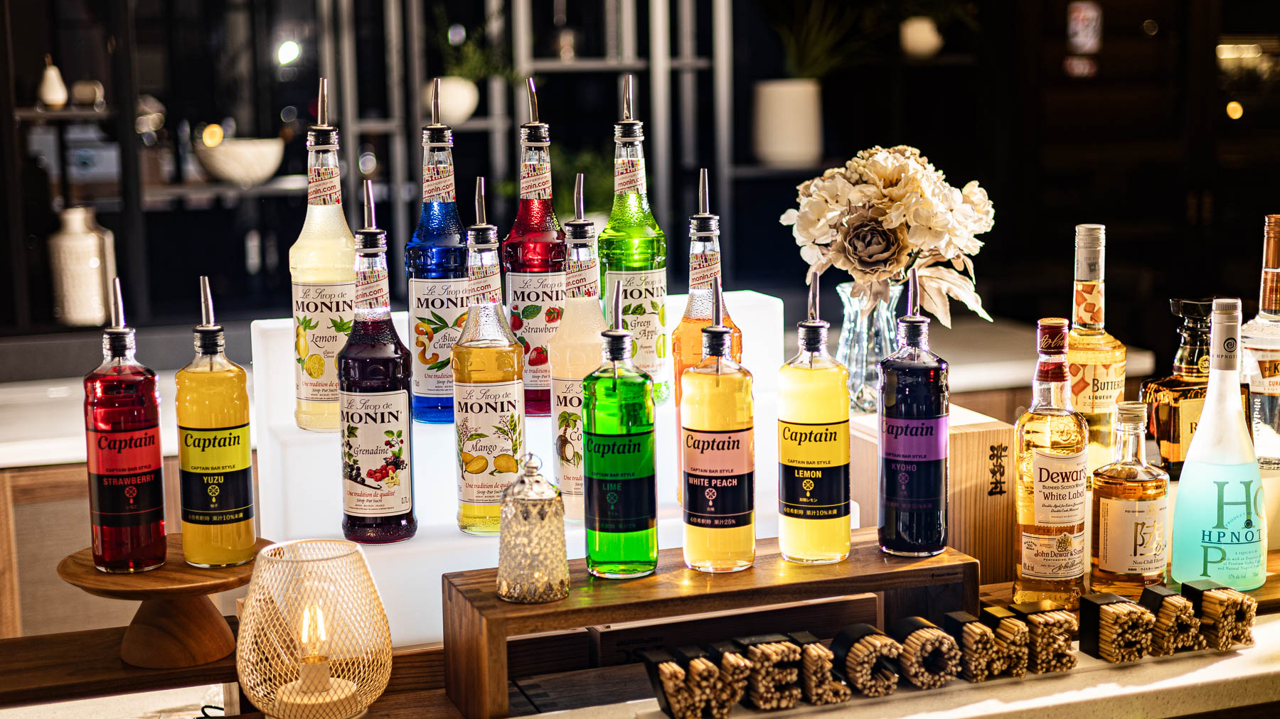 充実したラインナップのドリンクで、至福の時間をお楽しみください