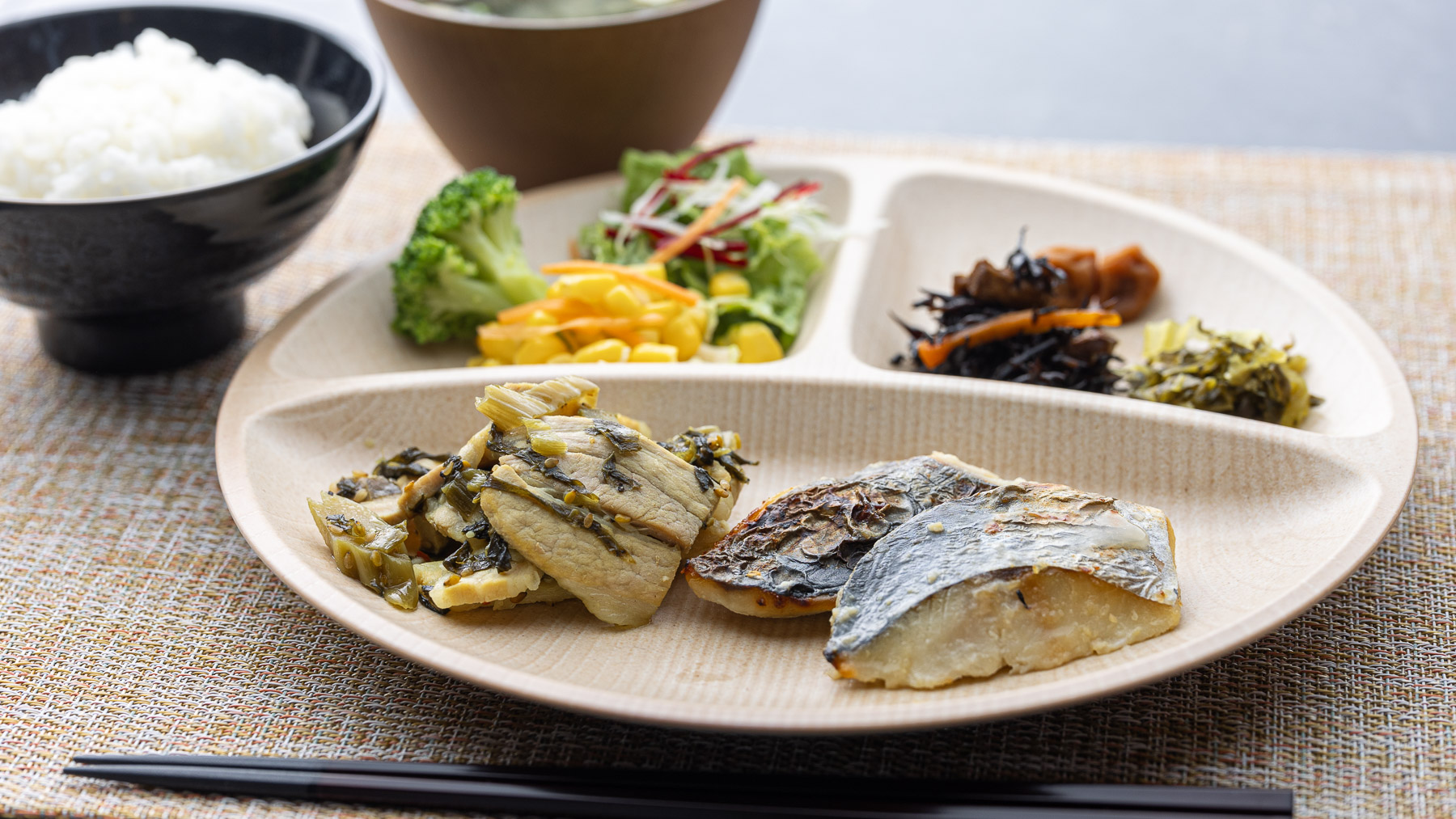 良い朝はバランスの取れた朝食から♪