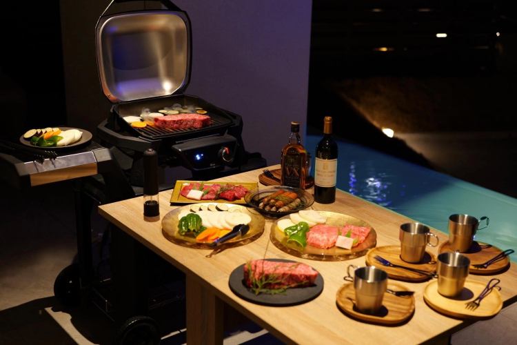 【夕食BBQ食材付き：6名まで】