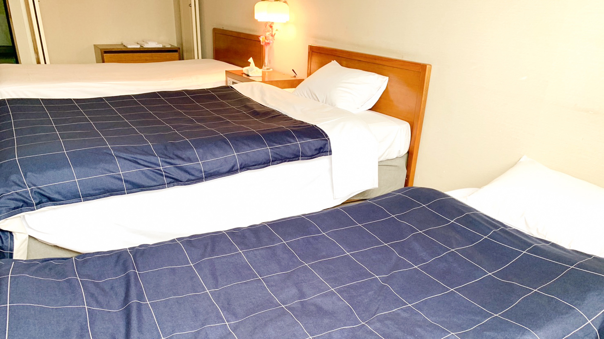 ・【トリプル／エキストラベッド】3名様でご宿泊の際はエキストラベッドをご利用頂けます