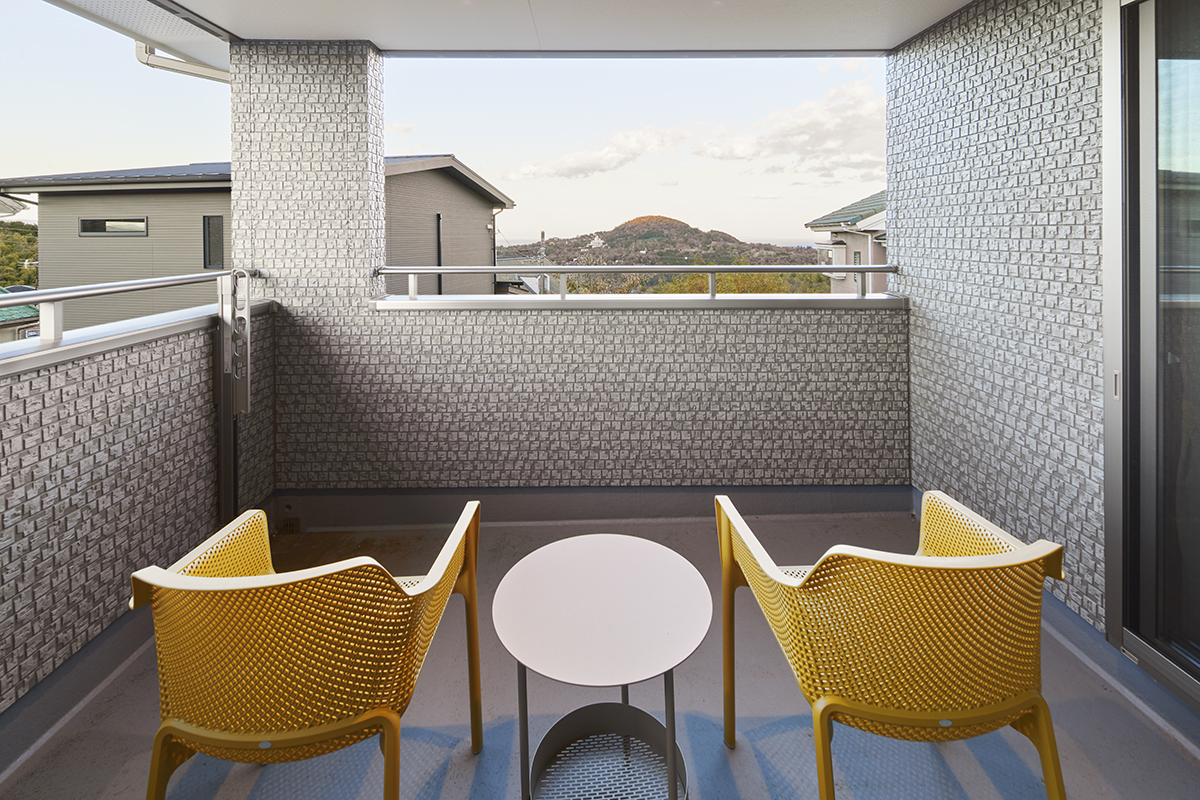 ルーフバルコニーからの眺望