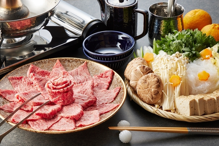 豪華！伊豆の新鮮野菜と国産黒毛和牛のしゃぶしゃぶプラン＜１泊夕食付＞