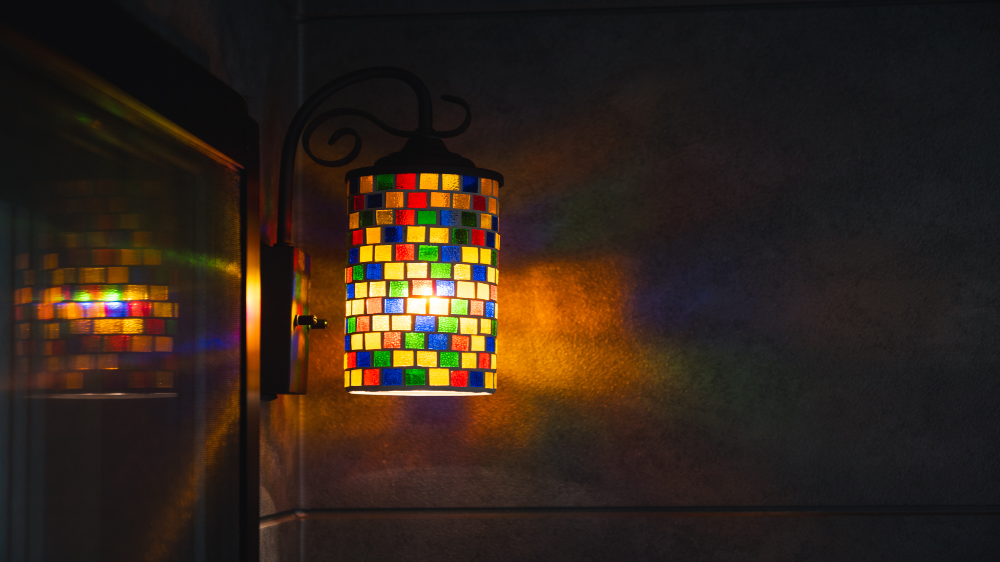 各部屋共通【露天風呂の灯り】