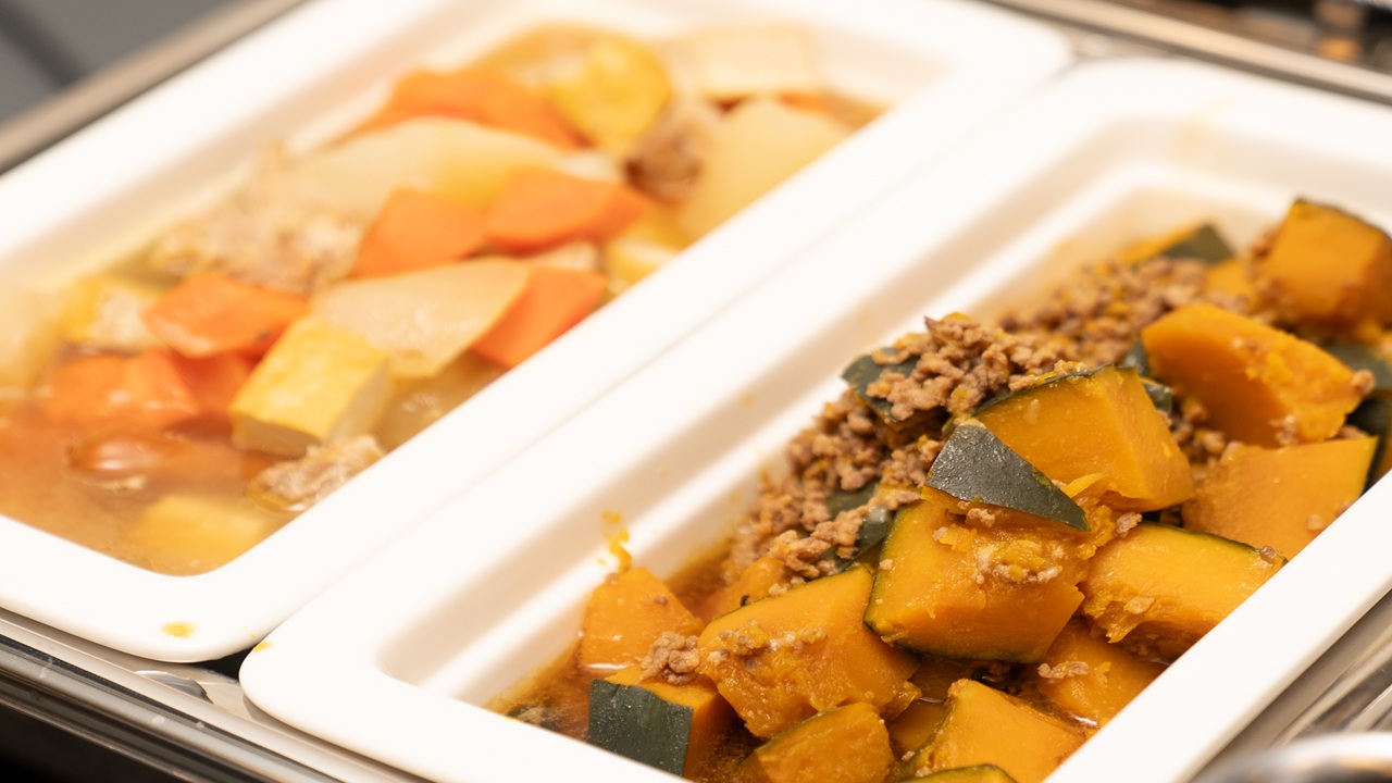 【煮物（かぼちゃ、肉じゃが）】