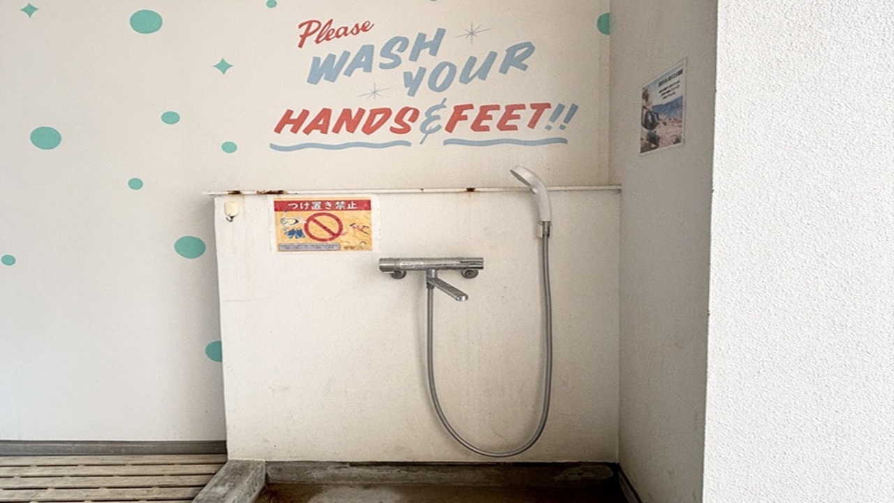 【ダイビング用洗い場（無料）】