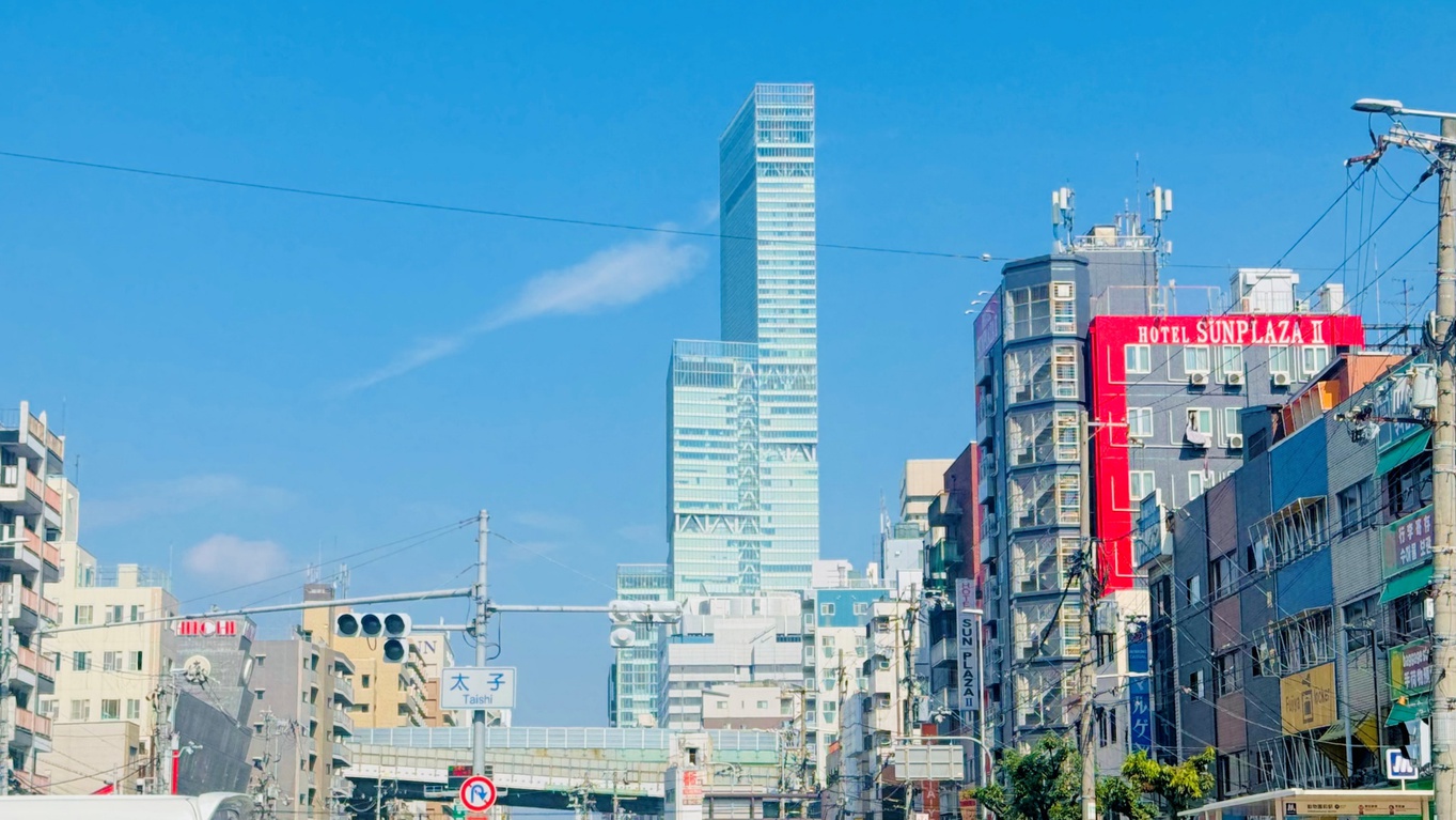 【平日限定】【スーパー銭湯入浴券無料特典付】4名以上グループ同室OK！新世界徒歩圏内で食べ歩き拠点に