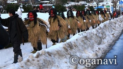 イベント　男鹿市役所　大みそかのなまはげ行事