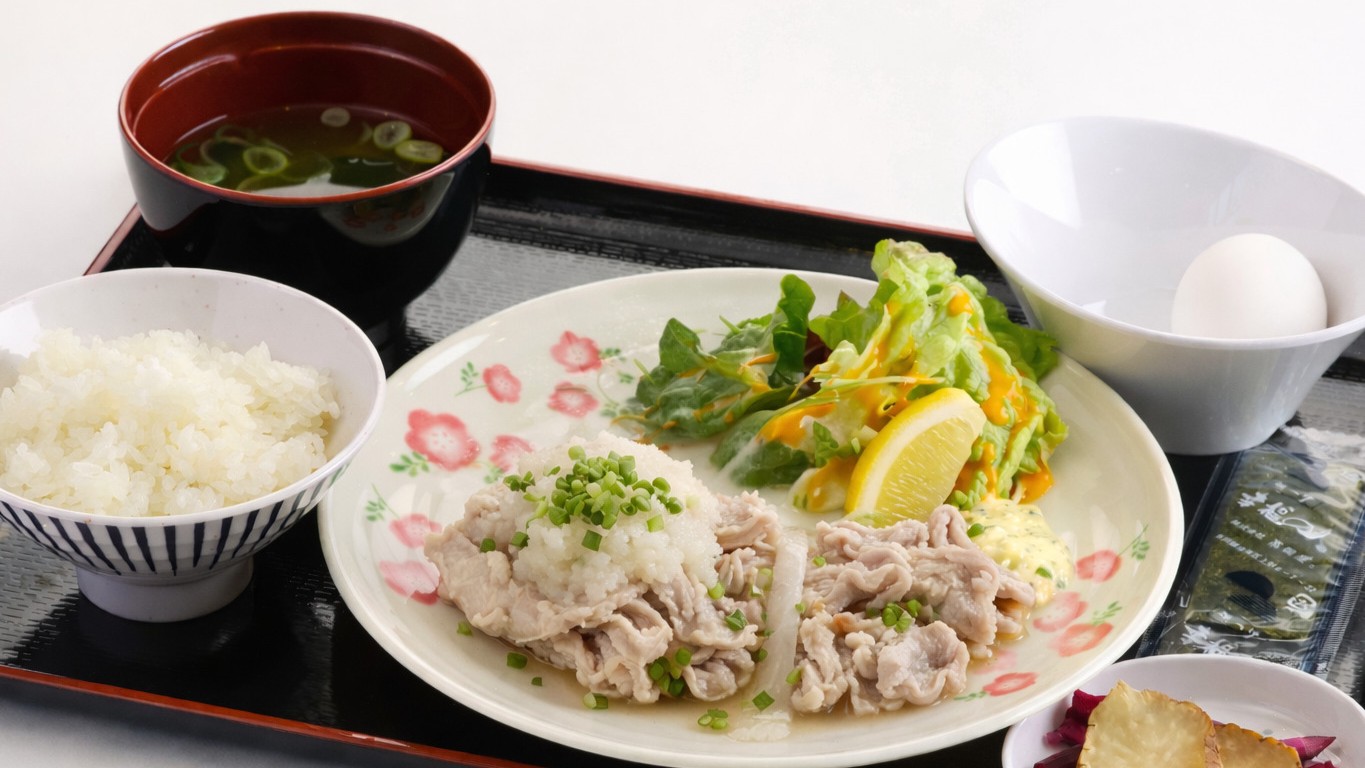 レストラン　日替り朝食（定食スタイル）