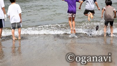 観光地　宮沢海水浴場