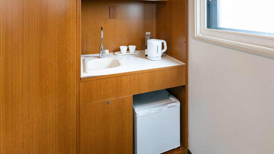 スタンダードタイプはミニキッチン付きのお部屋
