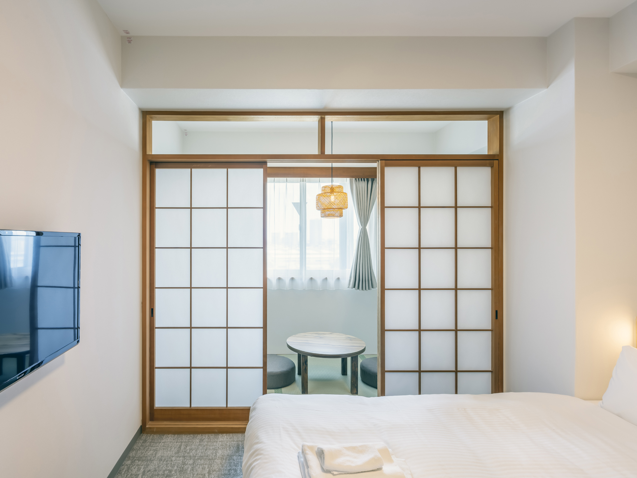 畳コーナーには障子もあり、日本らしい雰囲気を味わうことができます