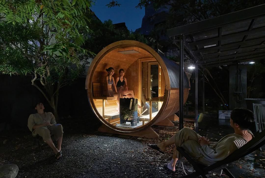 バレルサウナ（グループご利用イメージ）